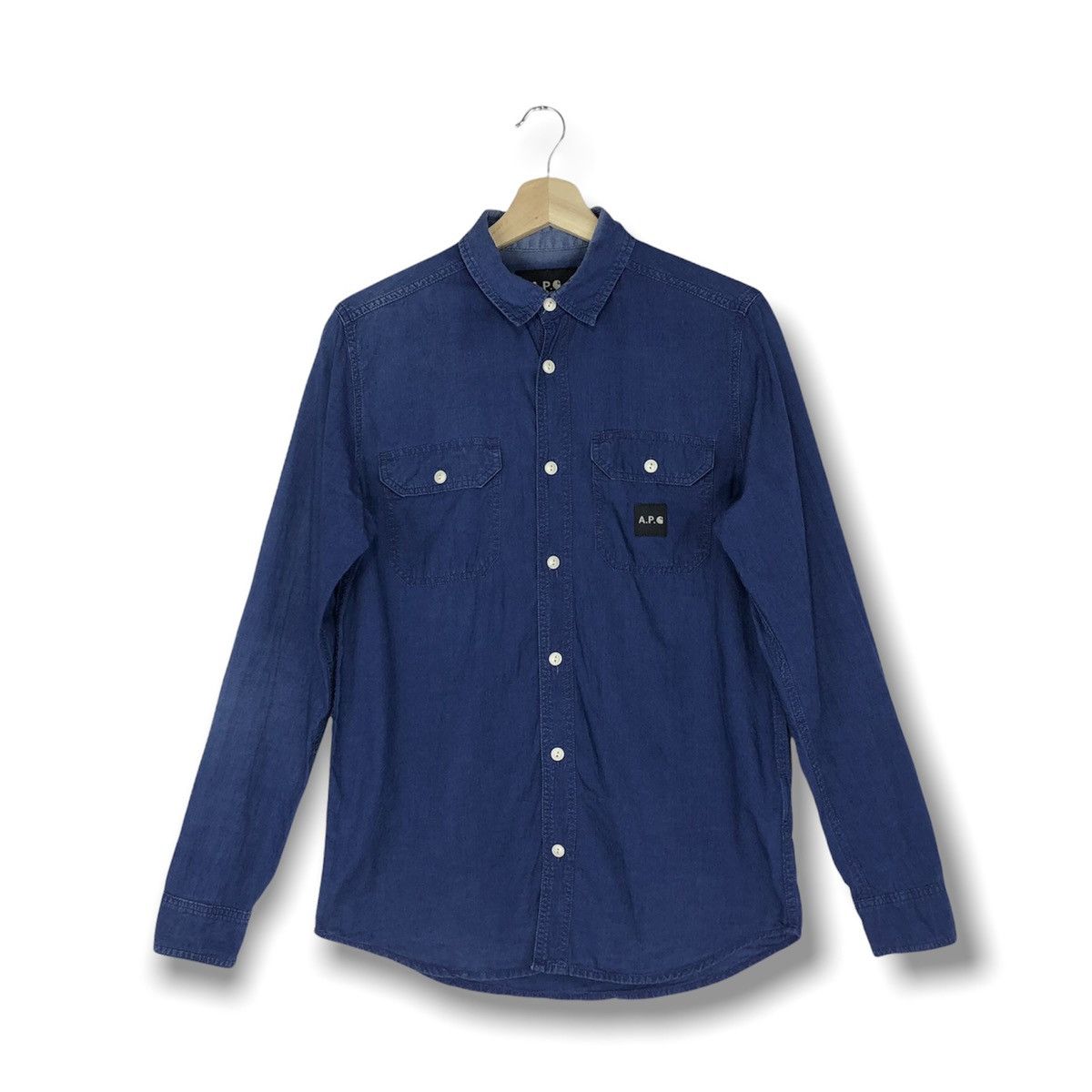 A.P.C. × Carhartt A.P.C x Carhartt Indigo Sailor Shirt | Grailed