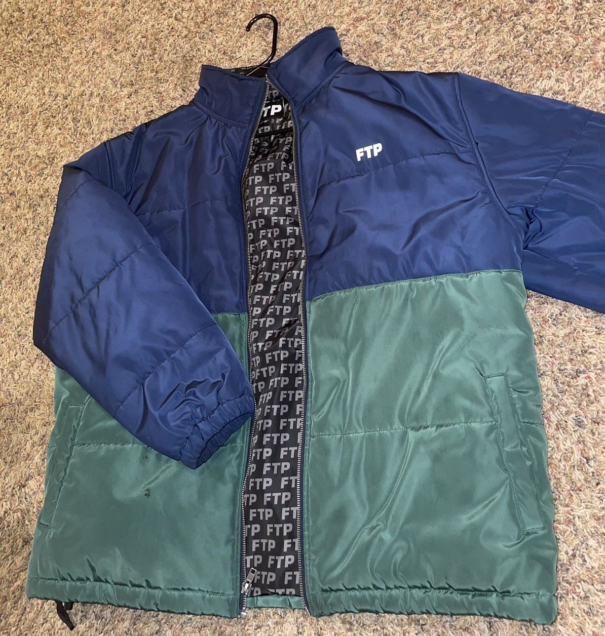 FTP Two Tone Puffer top Jacket