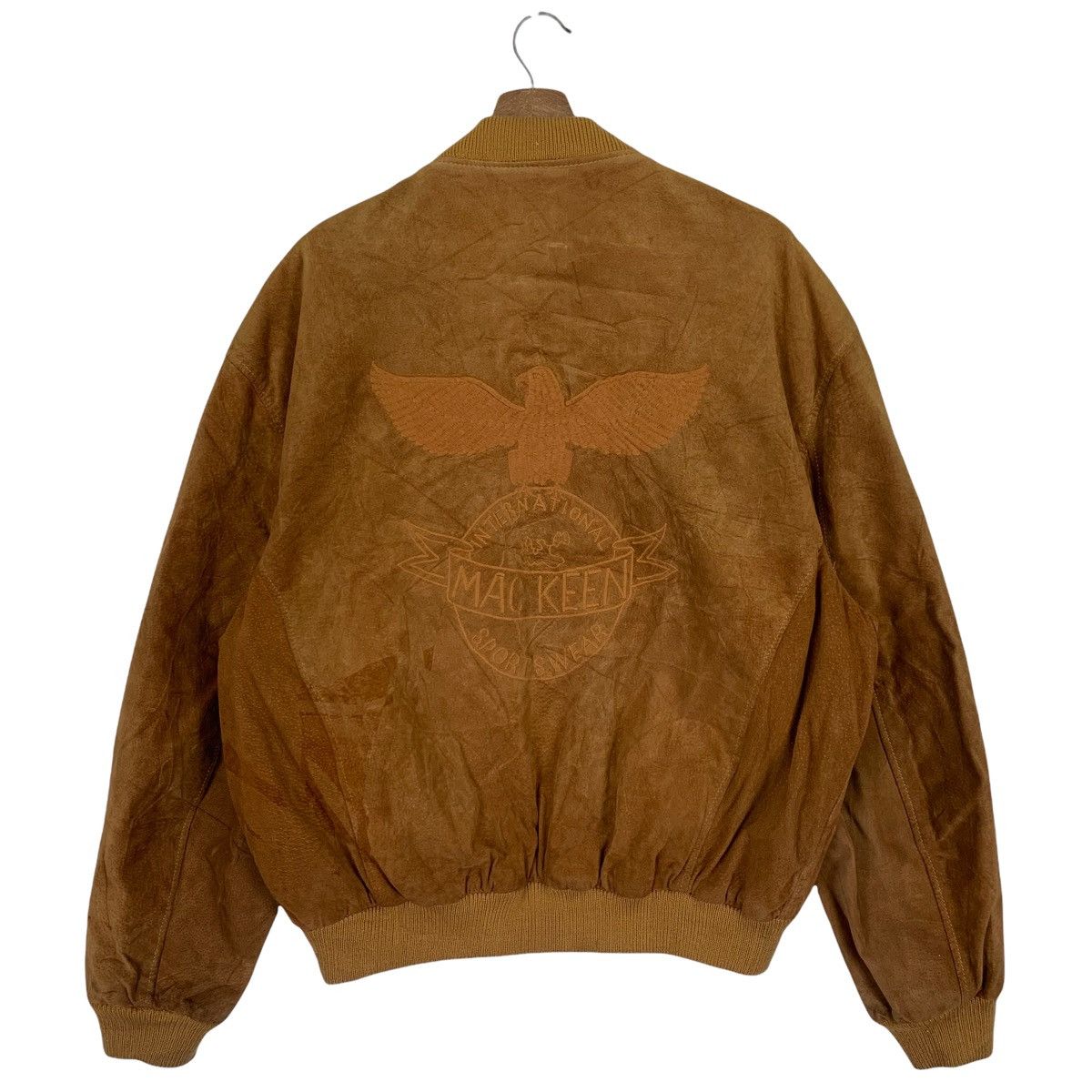 Genuine Leather Vintage Mackeen Leather Made In France Bomber Jacket Size US L / EU 52-54 / 3 - 1 Thumbnail