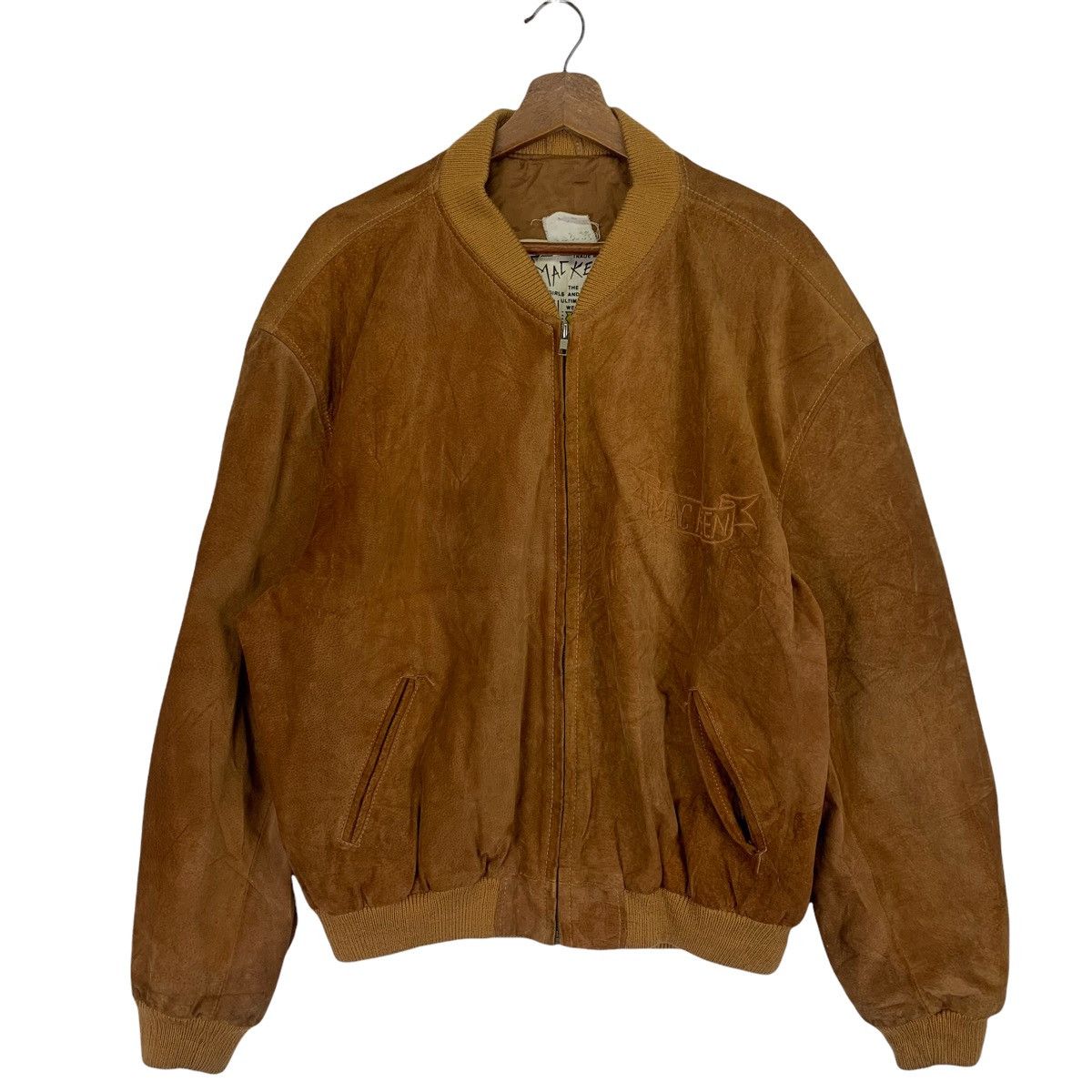 Genuine Leather Vintage Mackeen Leather Made In France Bomber Jacket Size US L / EU 52-54 / 3 - 2 Thumbnail
