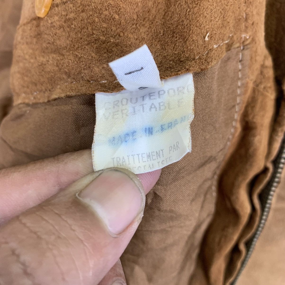 Genuine Leather Vintage Mackeen Leather Made In France Bomber Jacket Size US L / EU 52-54 / 3 - 8 Thumbnail