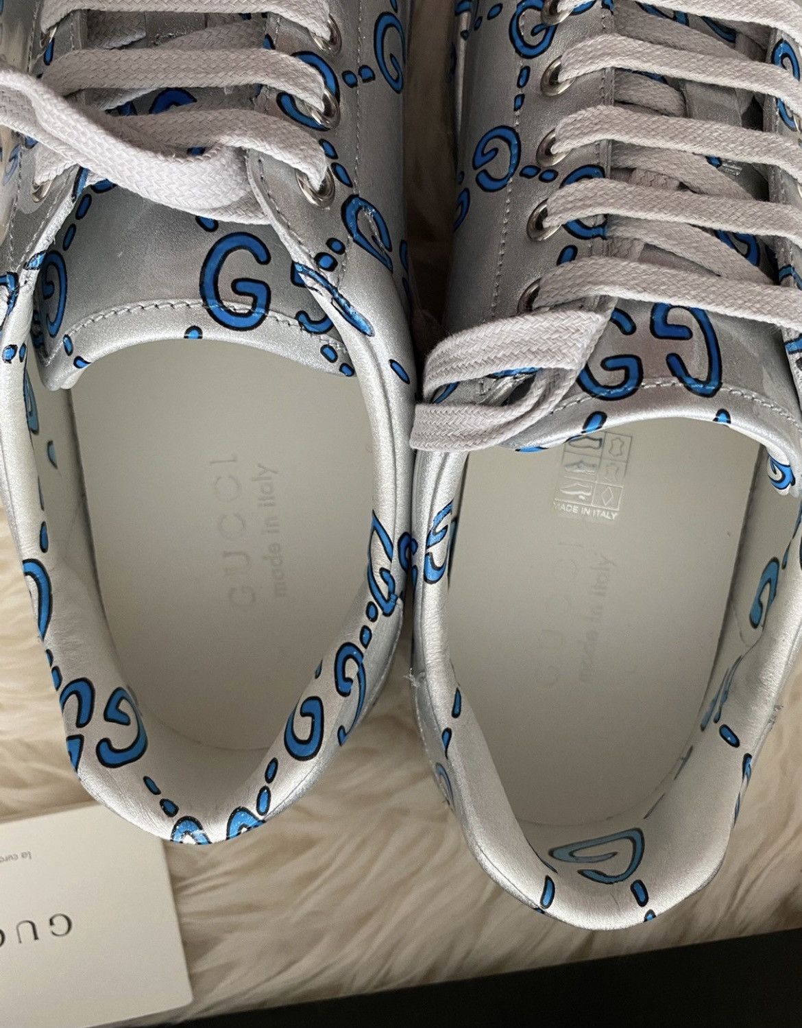 Gucci Limited Edition Brand New Runway ACE GG Logo Leather Sneaker Size US 8 / EU 41 - 13 Thumbnail