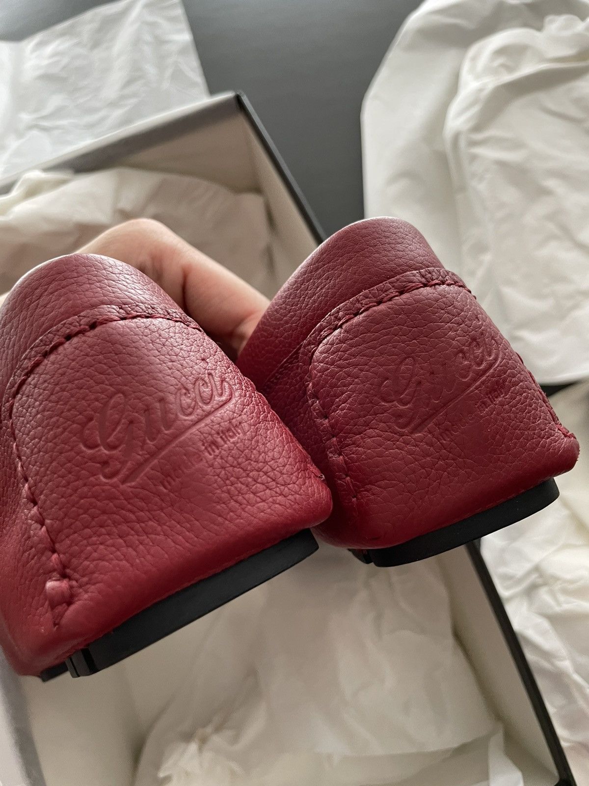 Gucci Gucci Leather Driver Loafer Super Runway Brand New Pair Size US 7.5 / EU 40-41 - 19 Thumbnail