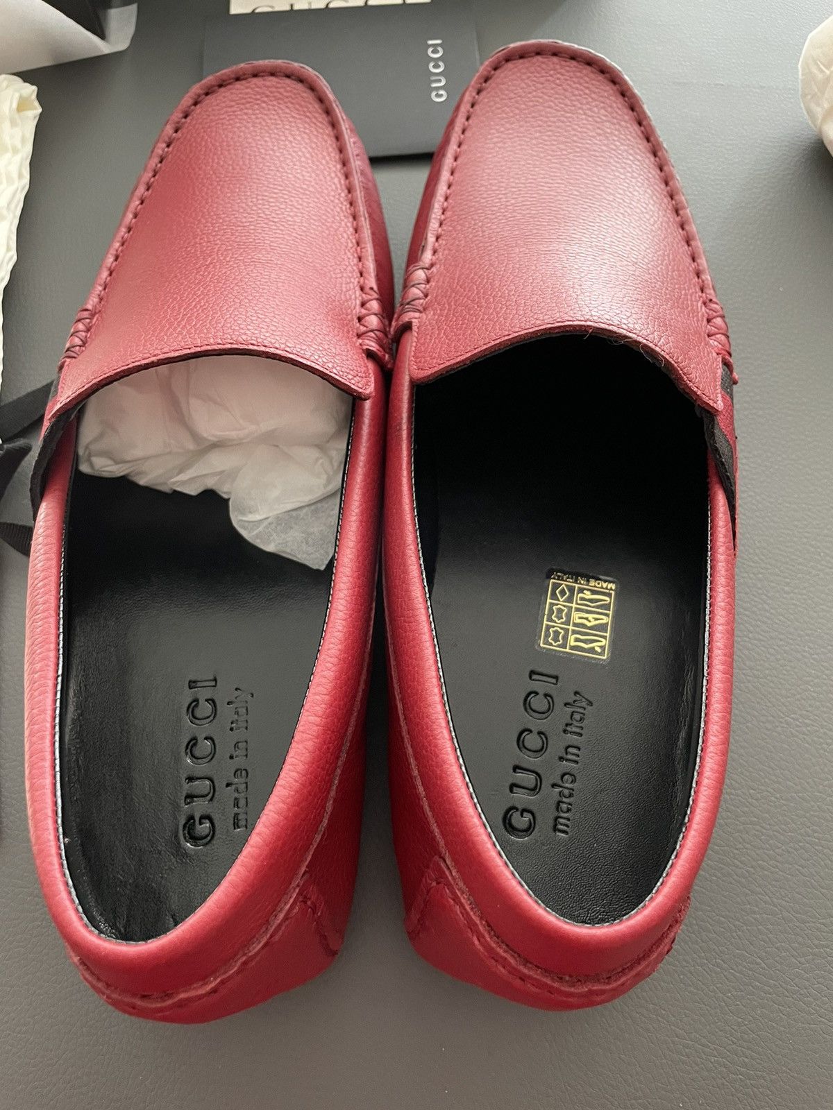 Gucci Gucci Leather Driver Loafer Super Runway Brand New Pair Size US 7.5 / EU 40-41 - 11 Thumbnail