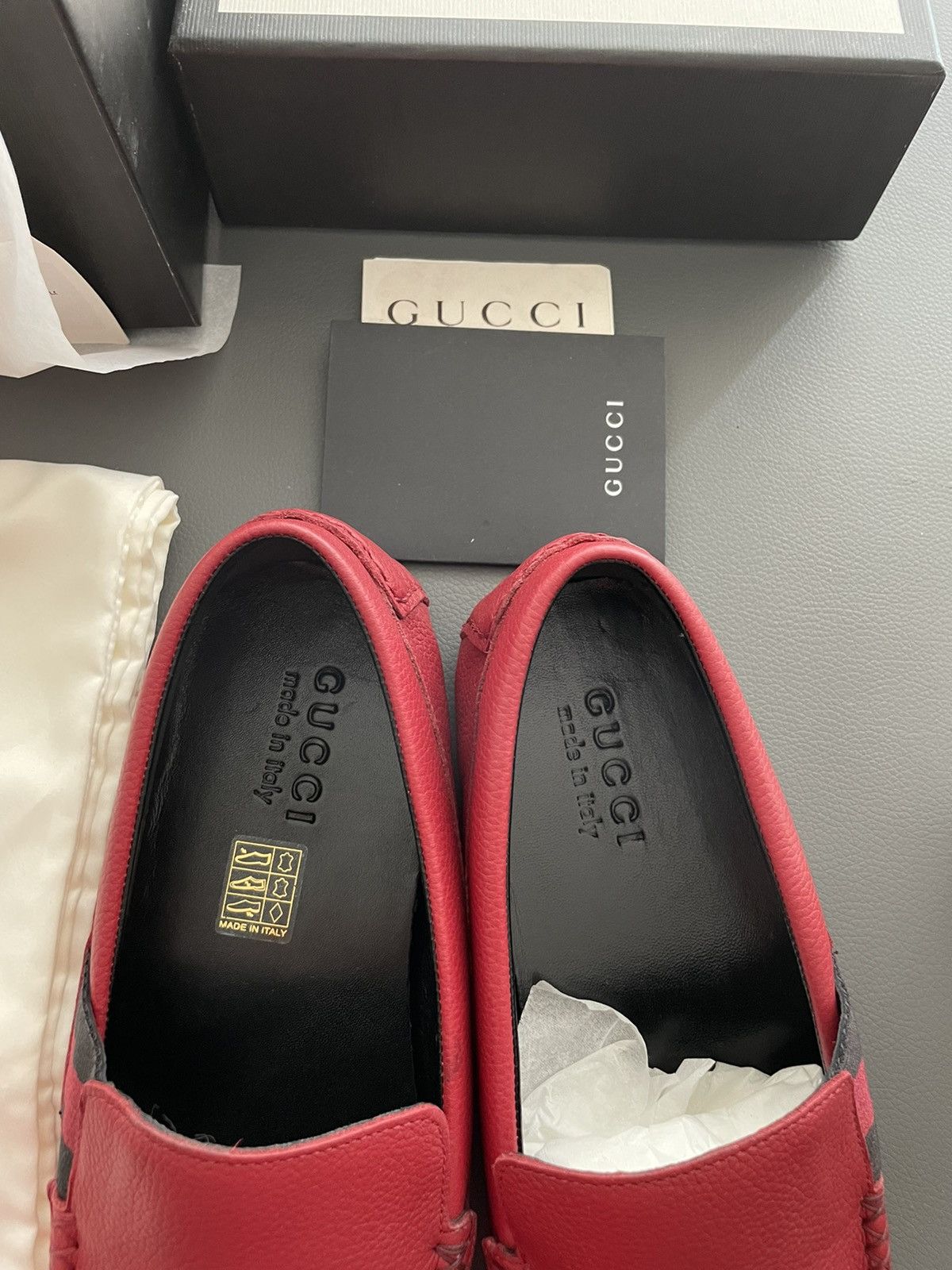 Gucci Gucci Leather Driver Loafer Super Runway Brand New Pair Size US 7.5 / EU 40-41 - 12 Thumbnail