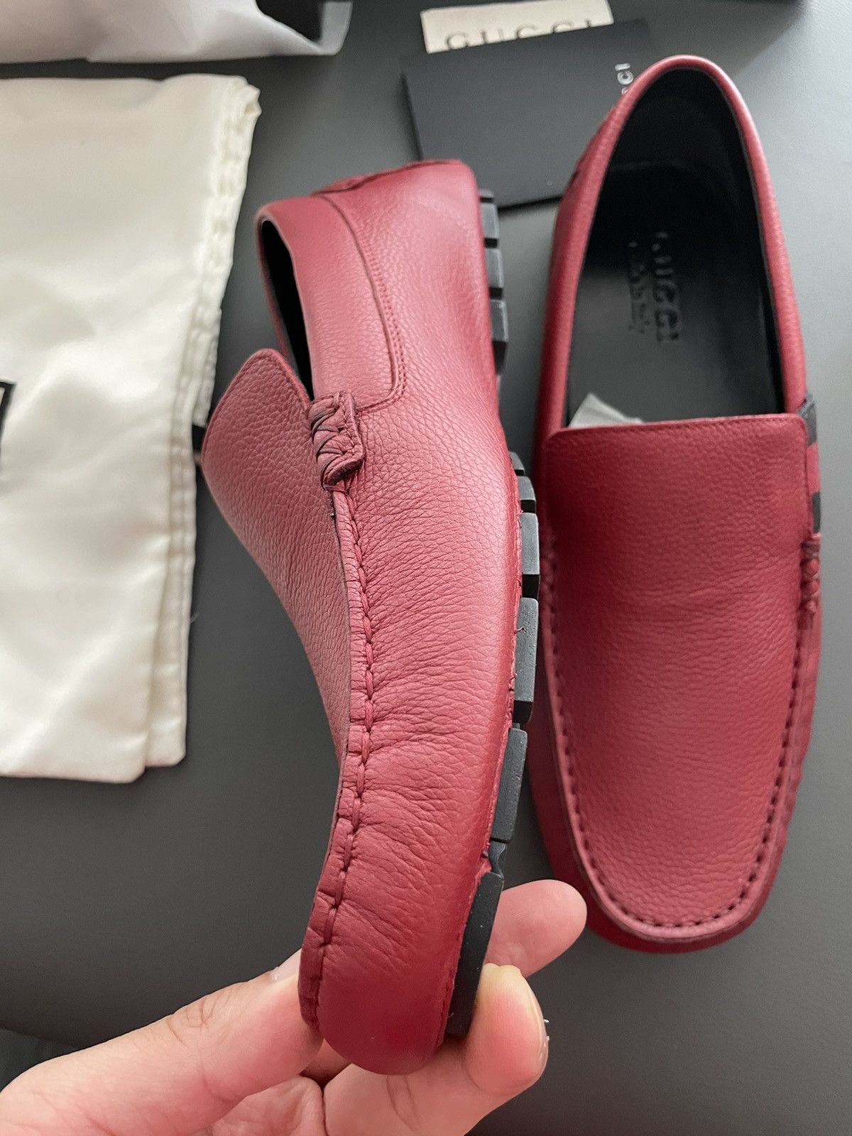Gucci Gucci Leather Driver Loafer Super Runway Brand New Pair Size US 7.5 / EU 40-41 - 14 Thumbnail