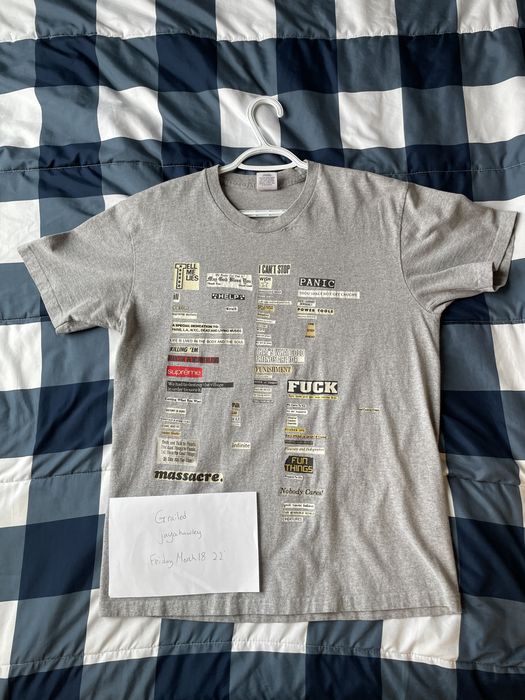 Supreme deals cutout tee