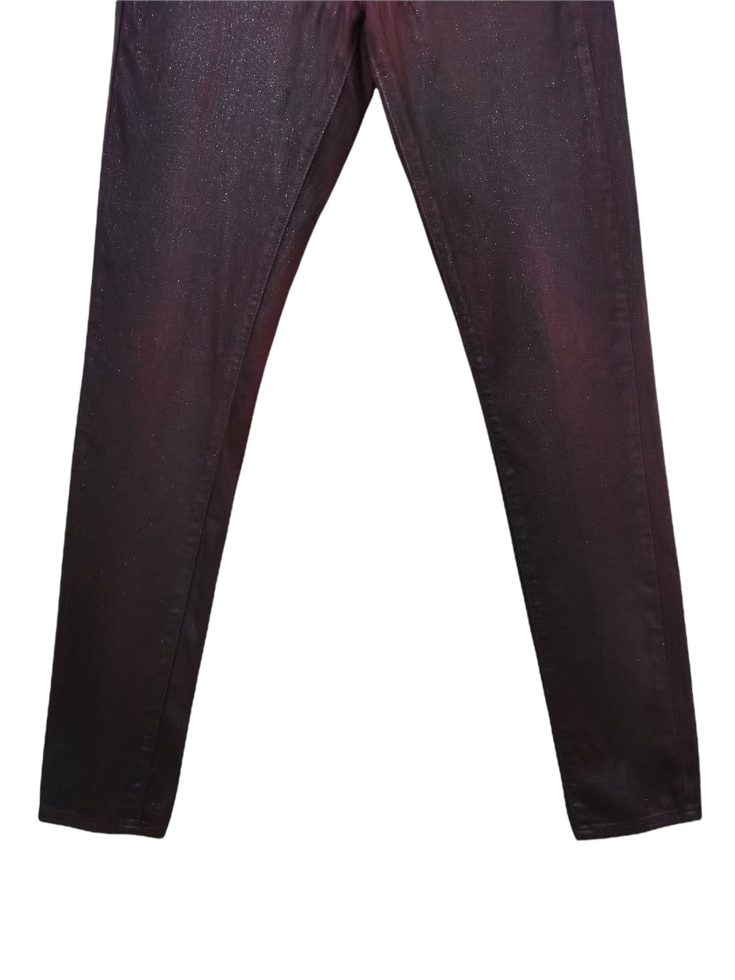 Paige 🔥🔥PAIGE 🇺🇸 Ultra Skinny Glitter Jeans Punk Rock Design Size US 28 / EU 44 - 9 Thumbnail
