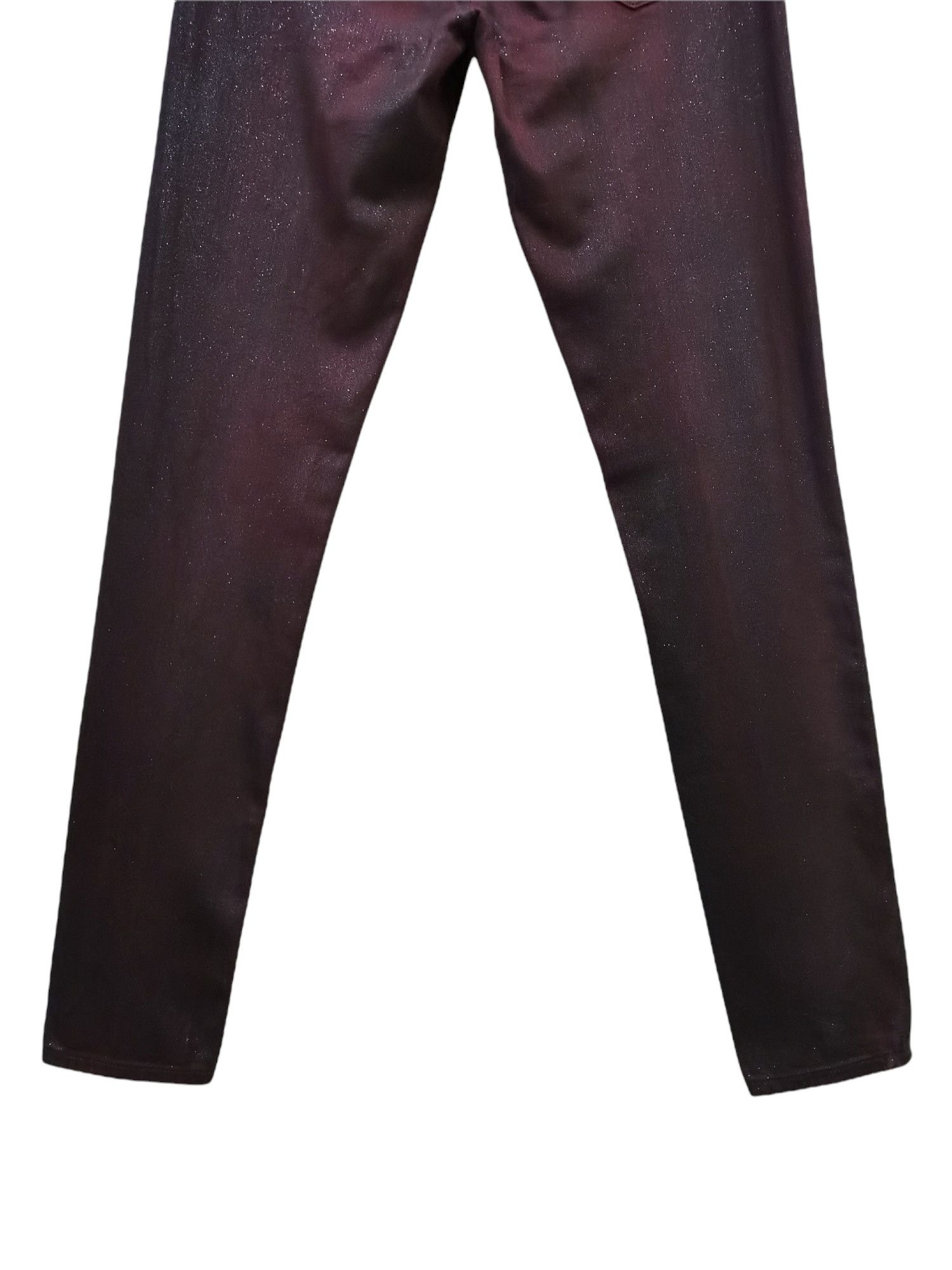 Paige 🔥🔥PAIGE 🇺🇸 Ultra Skinny Glitter Jeans Punk Rock Design Size US 28 / EU 44 - 2 Thumbnail