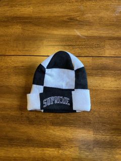 Supreme Checkerboard Beanie | Grailed