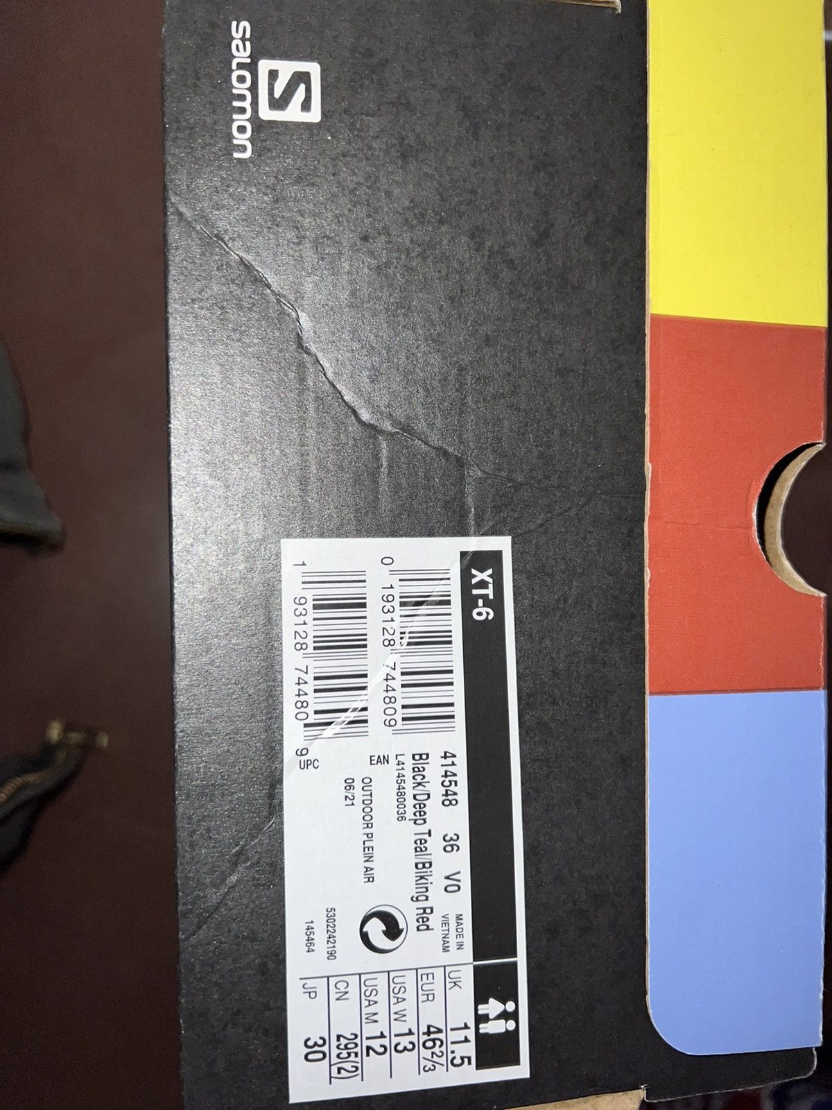 Salomon Salomon XT-6 Sneaker Size US 11.5 / EU 44-45 - 10 Thumbnail