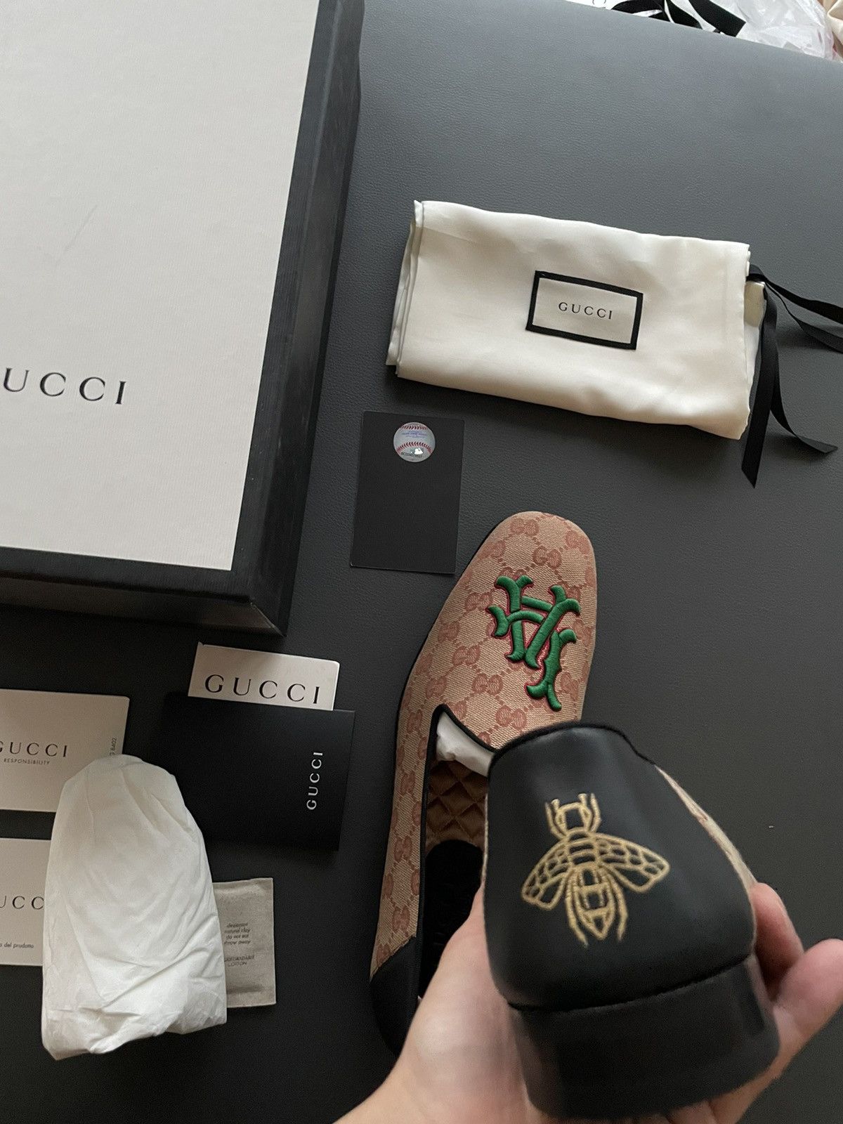 Gucci × MLB Gucci x LA Dodgers GG Logo Loafer Super Runway Limited Pair Size US 9 / EU 42 - 11 Thumbnail