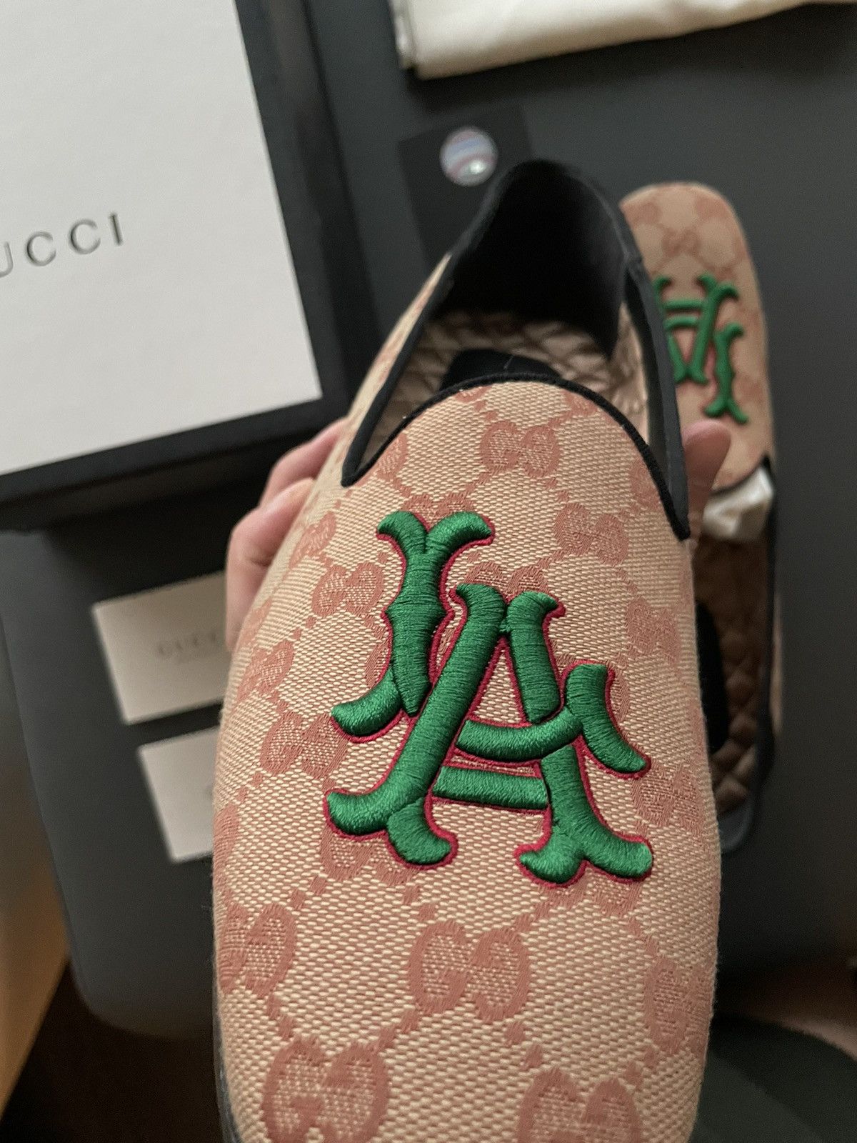 Gucci × MLB Gucci x LA Dodgers GG Logo Loafer Super Runway Limited Pair Size US 9 / EU 42 - 5 Thumbnail