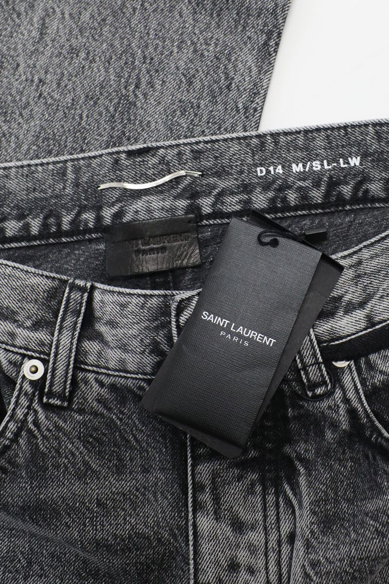 Saint Laurent Paris Jeans in Black Size US 29 - 3 Thumbnail