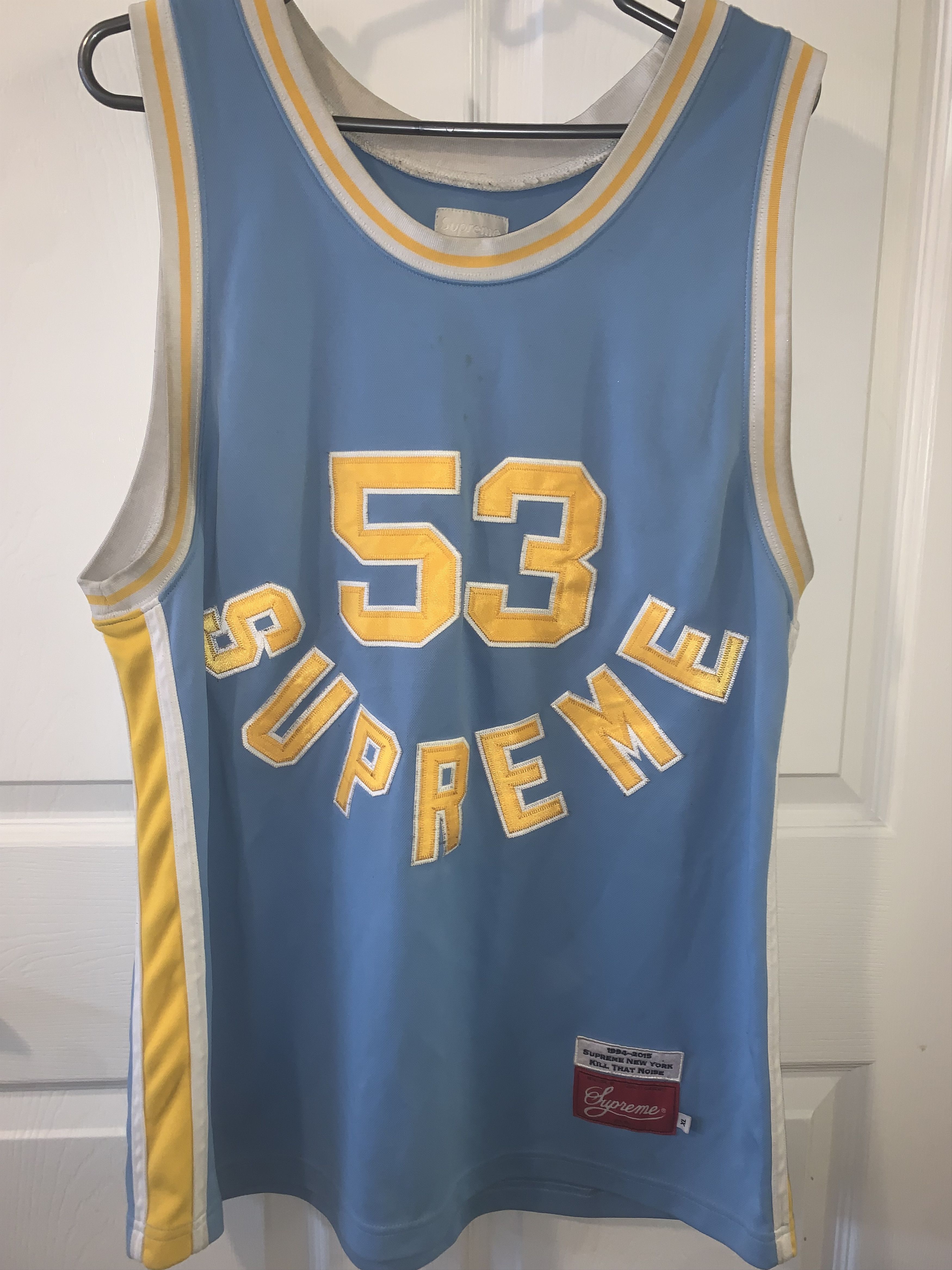 Supreme Supreme Gauchos Basketball Jersey Light Blue XL | Grailed
