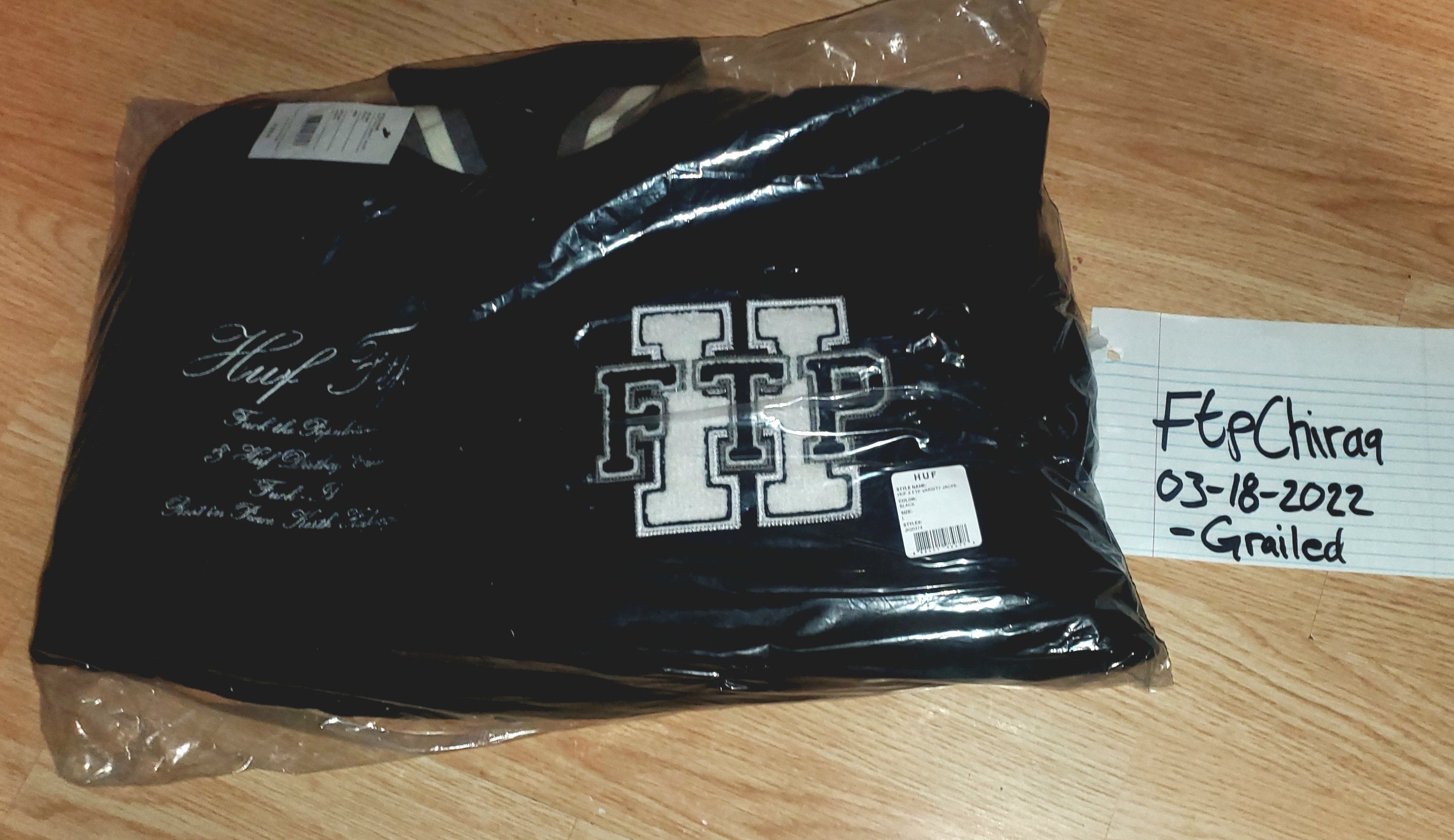Fuck The Population × Huf Ftp x Huf Varsity Jacket Size US L / EU 52-54 / 3 - 4 Thumbnail