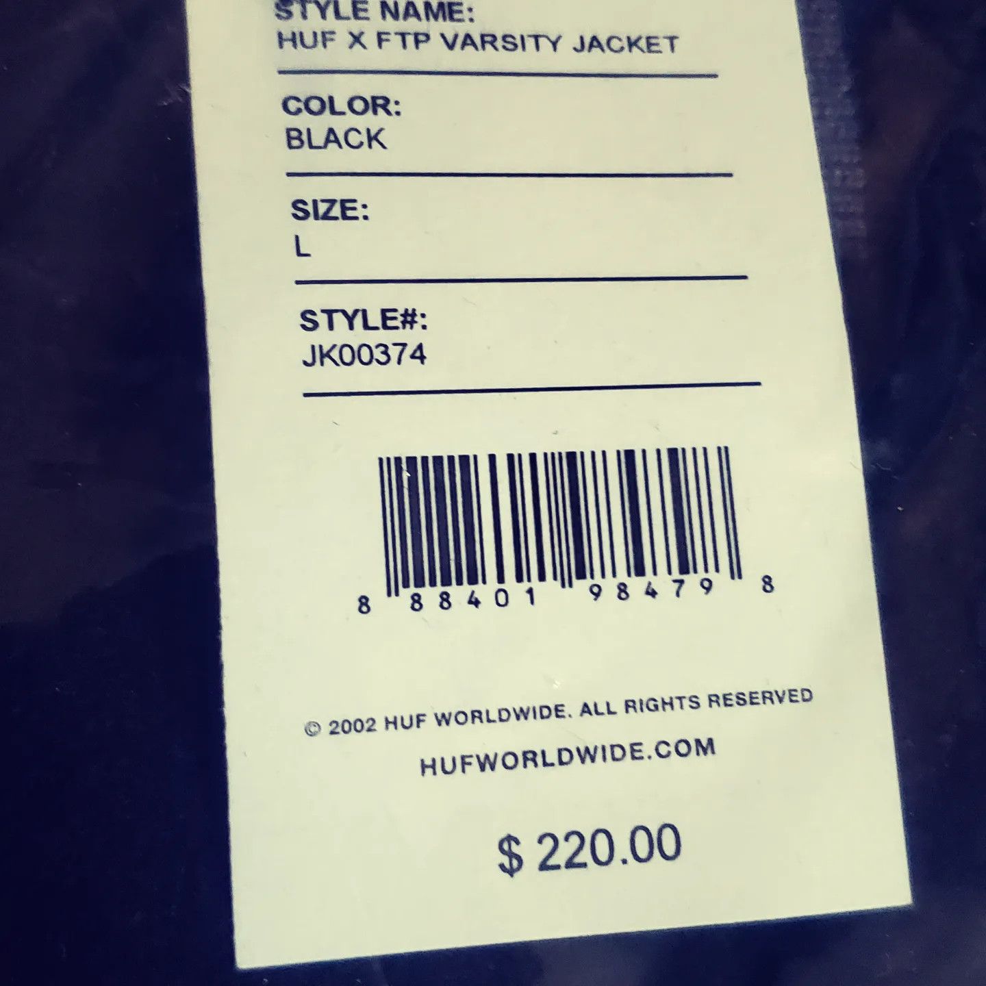 Fuck The Population × Huf Ftp x Huf Varsity Jacket Size US L / EU 52-54 / 3 - 3 Thumbnail