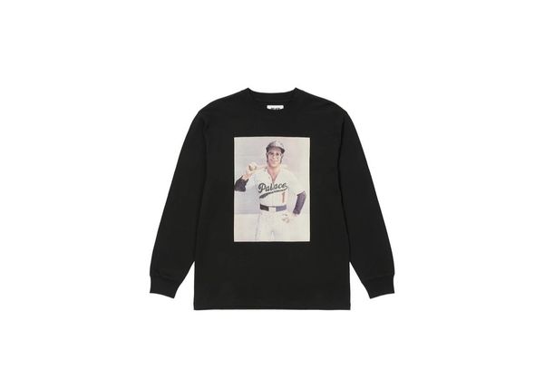 Palace PALACE ELTON JOHN BALLER LONGSLEEVE BLACK - Medium | Grailed