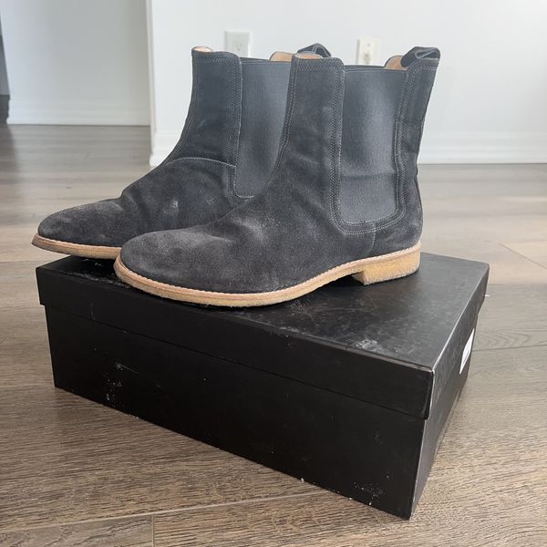 Represent Clo. Represent Chelsea Boots Blue Suede Made in Italy ...