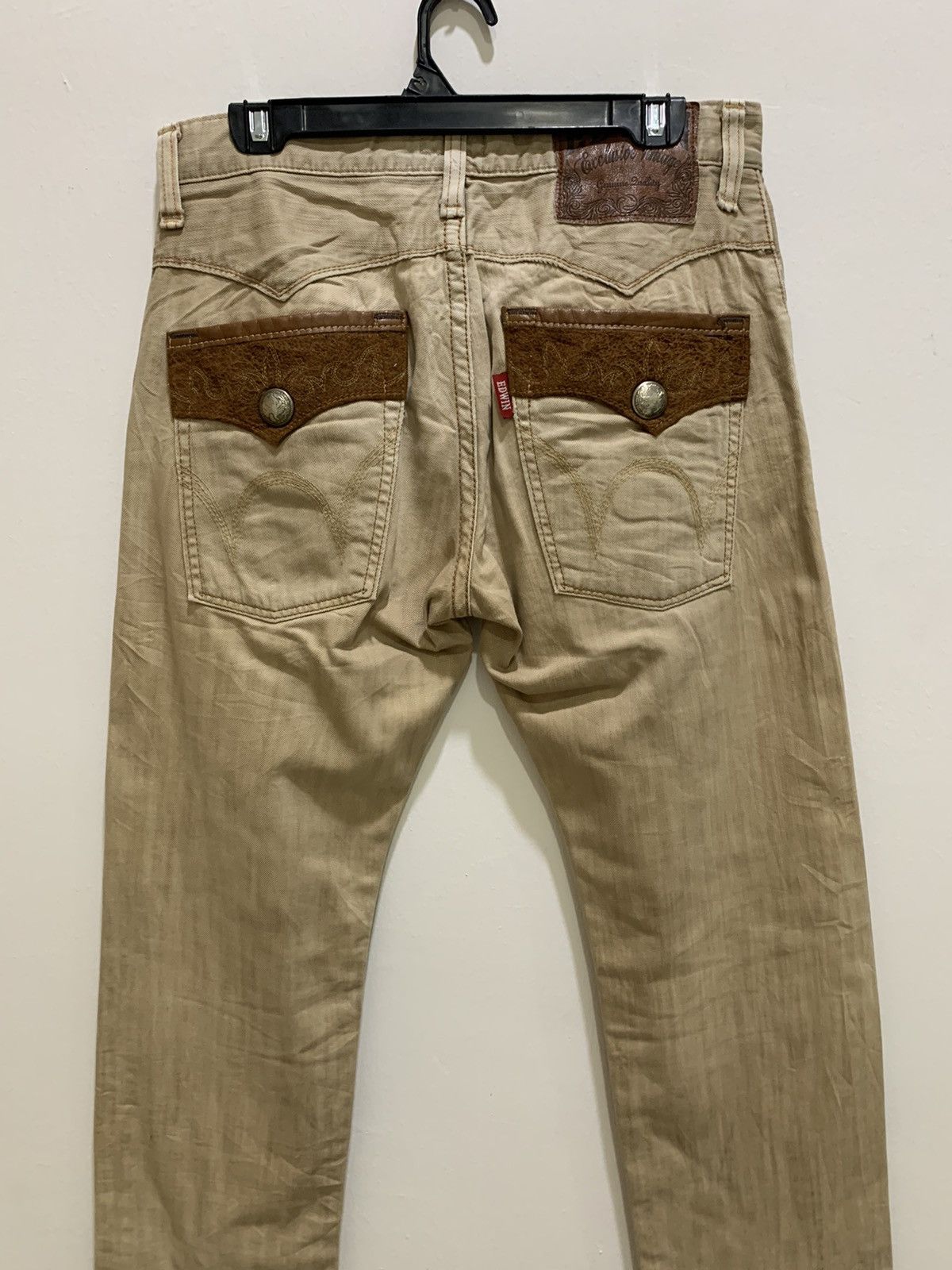 Edwin EDWIN EXCLUSIVE VINTAGE Redmoon Craft Style Denim Jean Pant Size US 32 / EU 48 - 10 Thumbnail