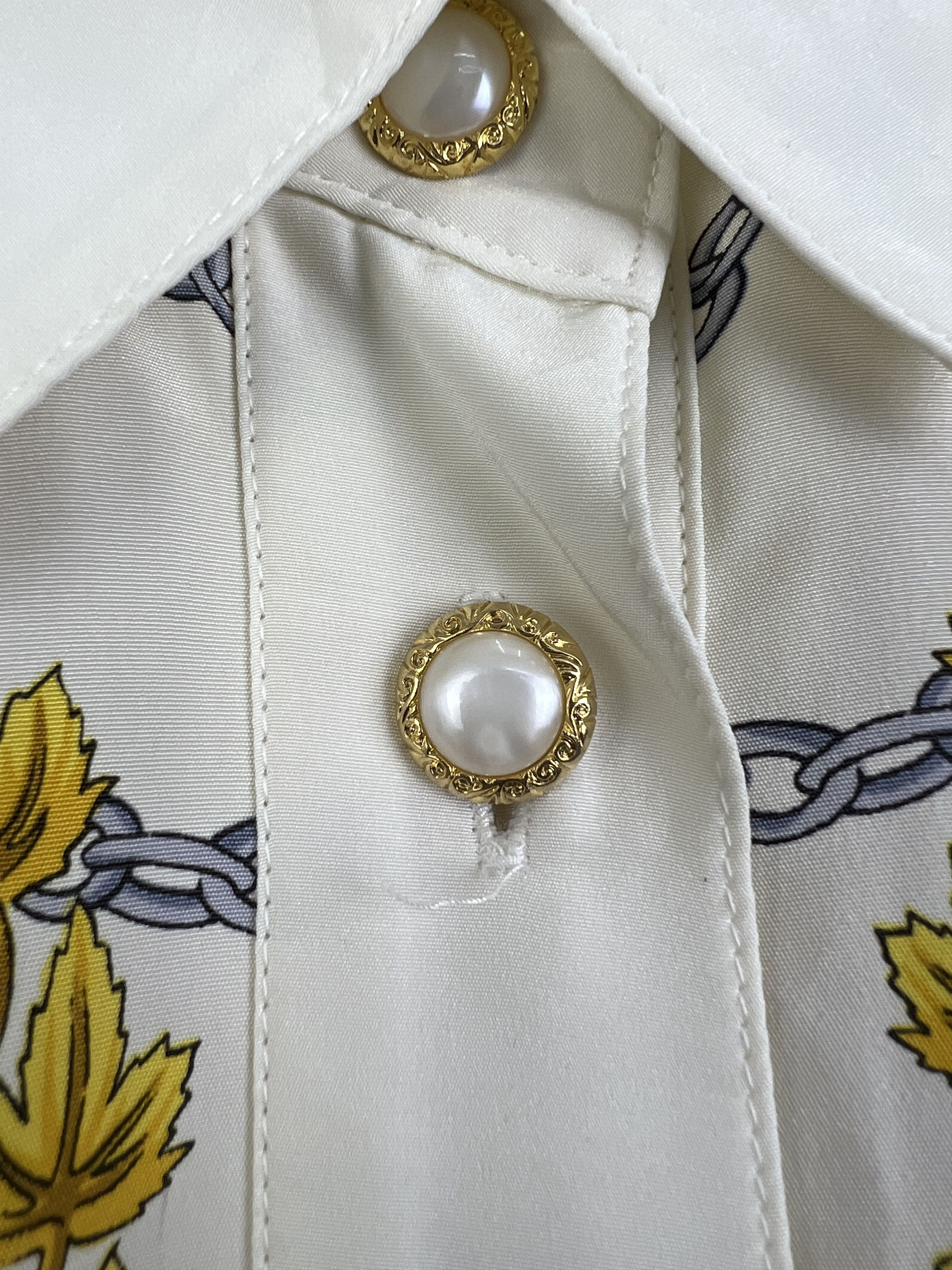 Japanese Brand Vintage Fleurella baroque shirt GTMPT030 Size M / US 6-8 / IT 42-44 - 6 Thumbnail