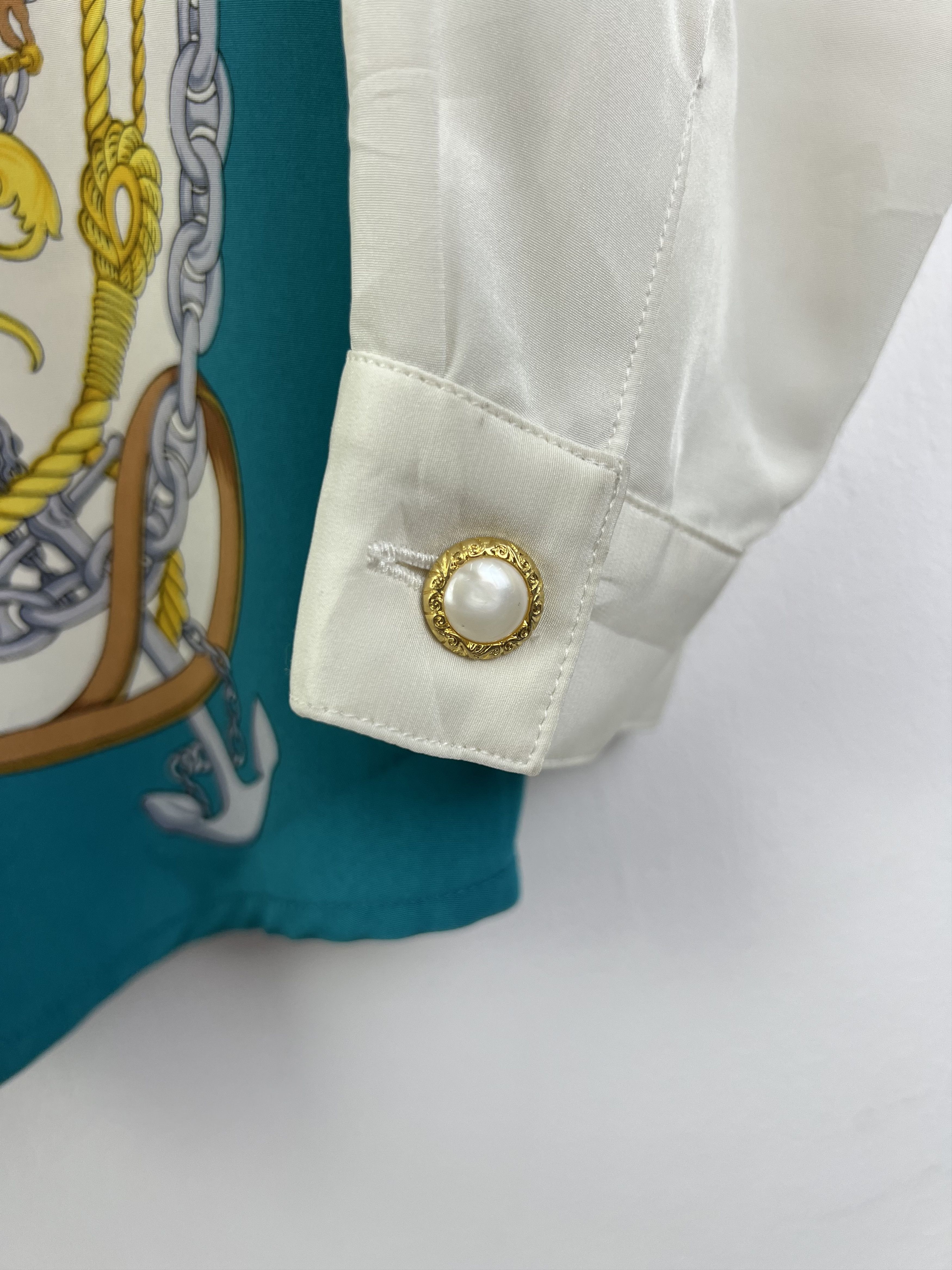 Japanese Brand Vintage Fleurella baroque shirt GTMPT030 Size M / US 6-8 / IT 42-44 - 7 Thumbnail
