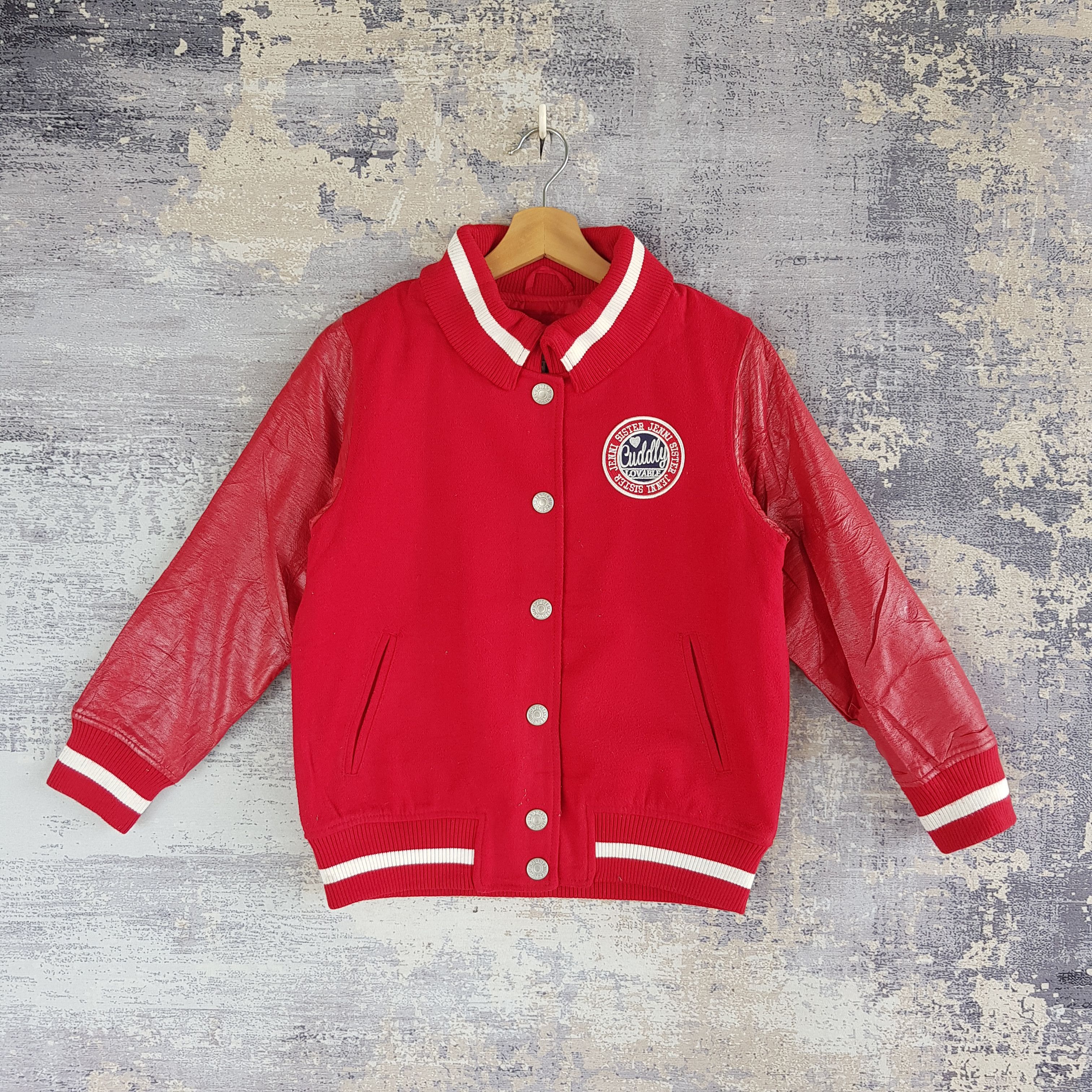 Vintage Sister Jenni Varsity Jacket Baseball Jacket Wool Jacket Size US S / EU 44-46 / 1 - 1 Thumbnail