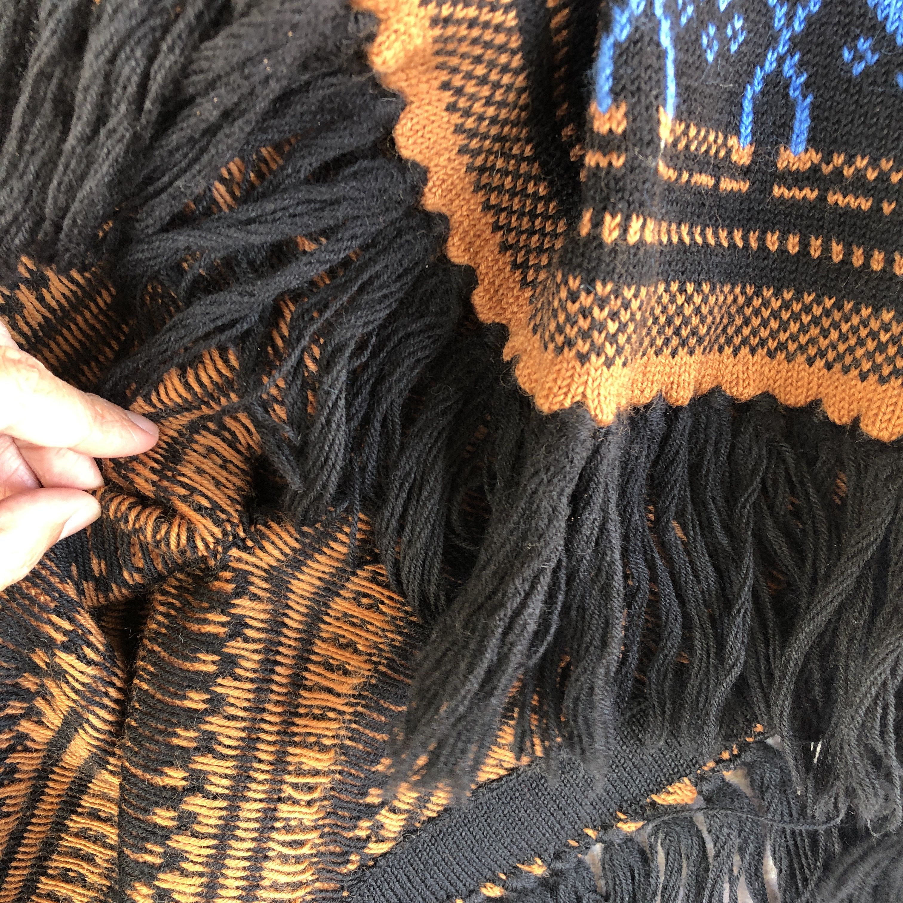 Homespun Knitwear × Vintage Karinca Japanese Cape Knitted Sweater Bohemian Aztec Size US M / EU 48-50 / 2 - 6 Thumbnail