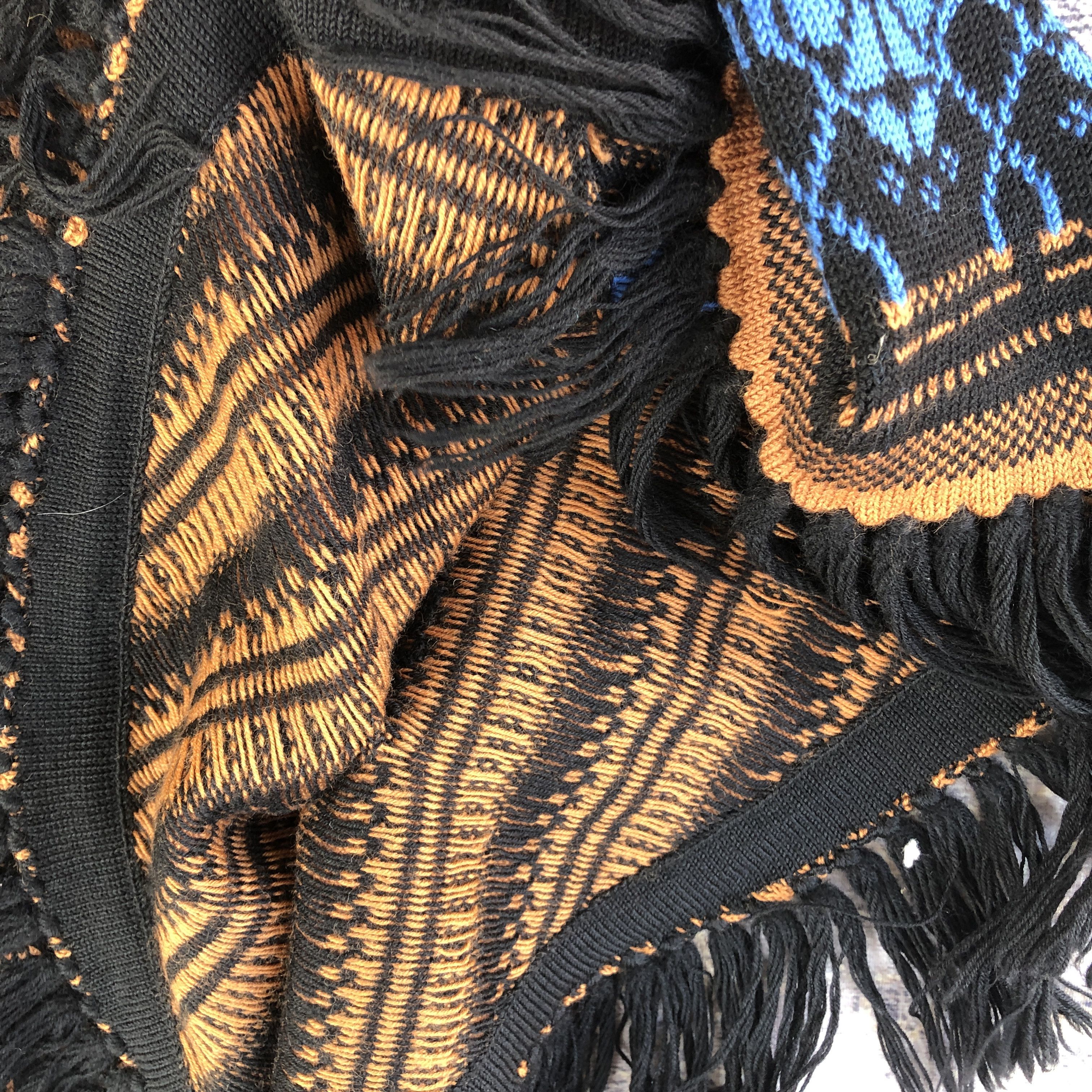 Homespun Knitwear × Vintage Karinca Japanese Cape Knitted Sweater Bohemian Aztec Size US M / EU 48-50 / 2 - 5 Thumbnail