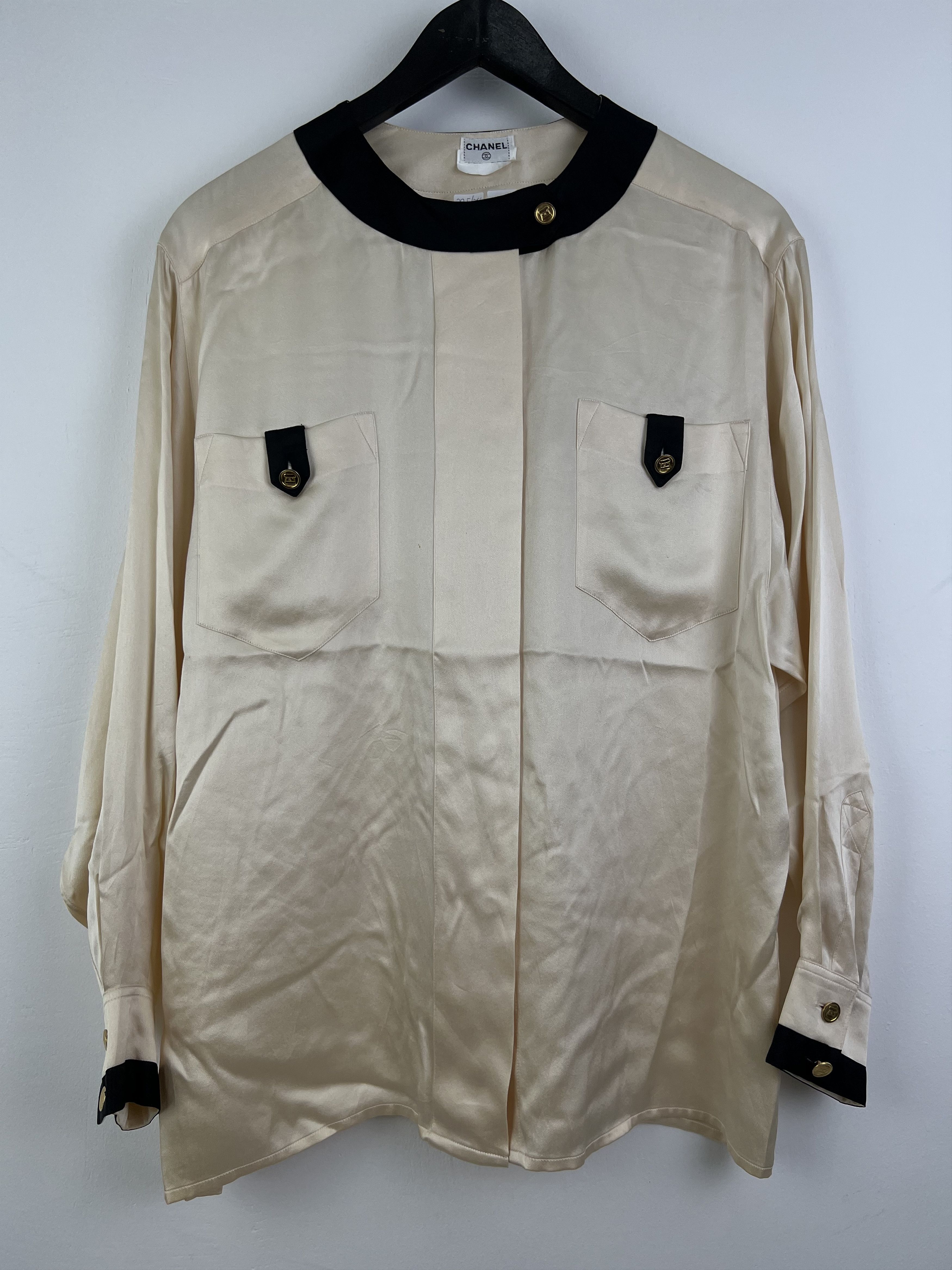 Chanel Vintage Chanel top GTMPT033 Size L / US 10 / IT 46 - 1 Thumbnail