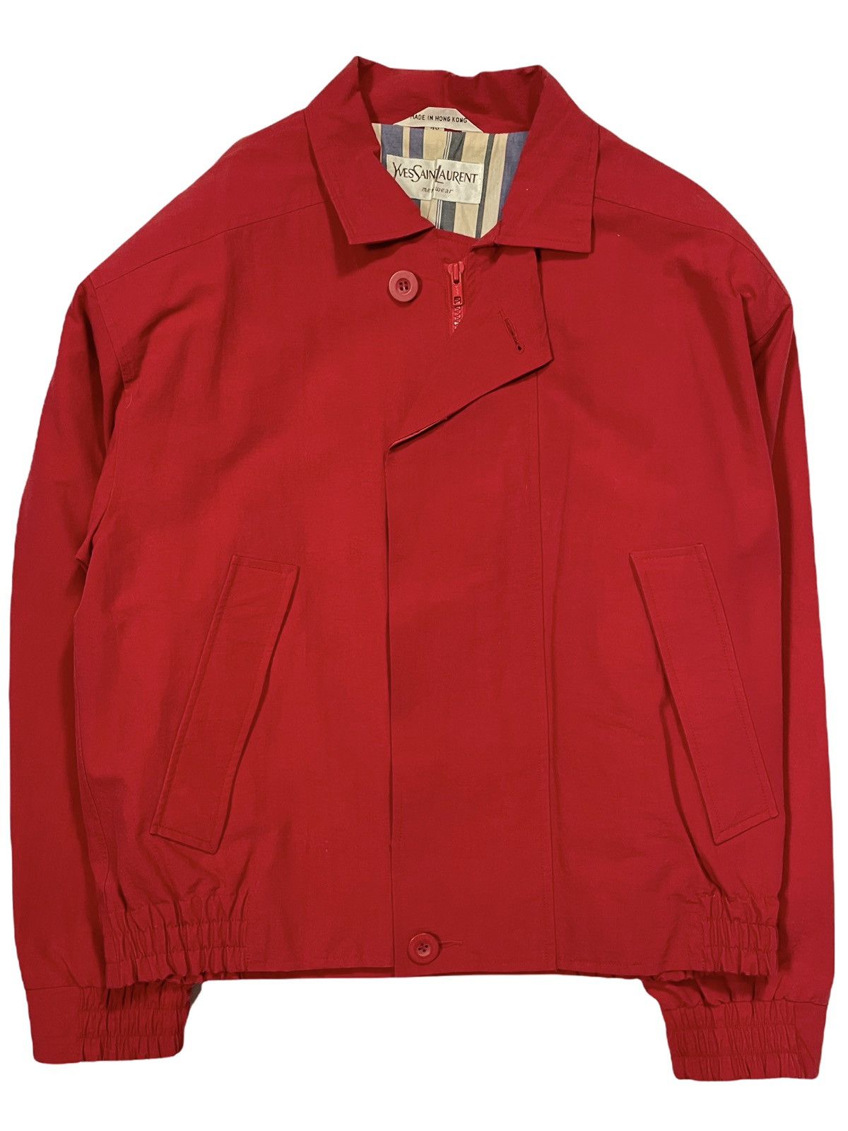 image of Vintage x YVES Saint Laurent Field Jacket in Red, Men's (Size Small)