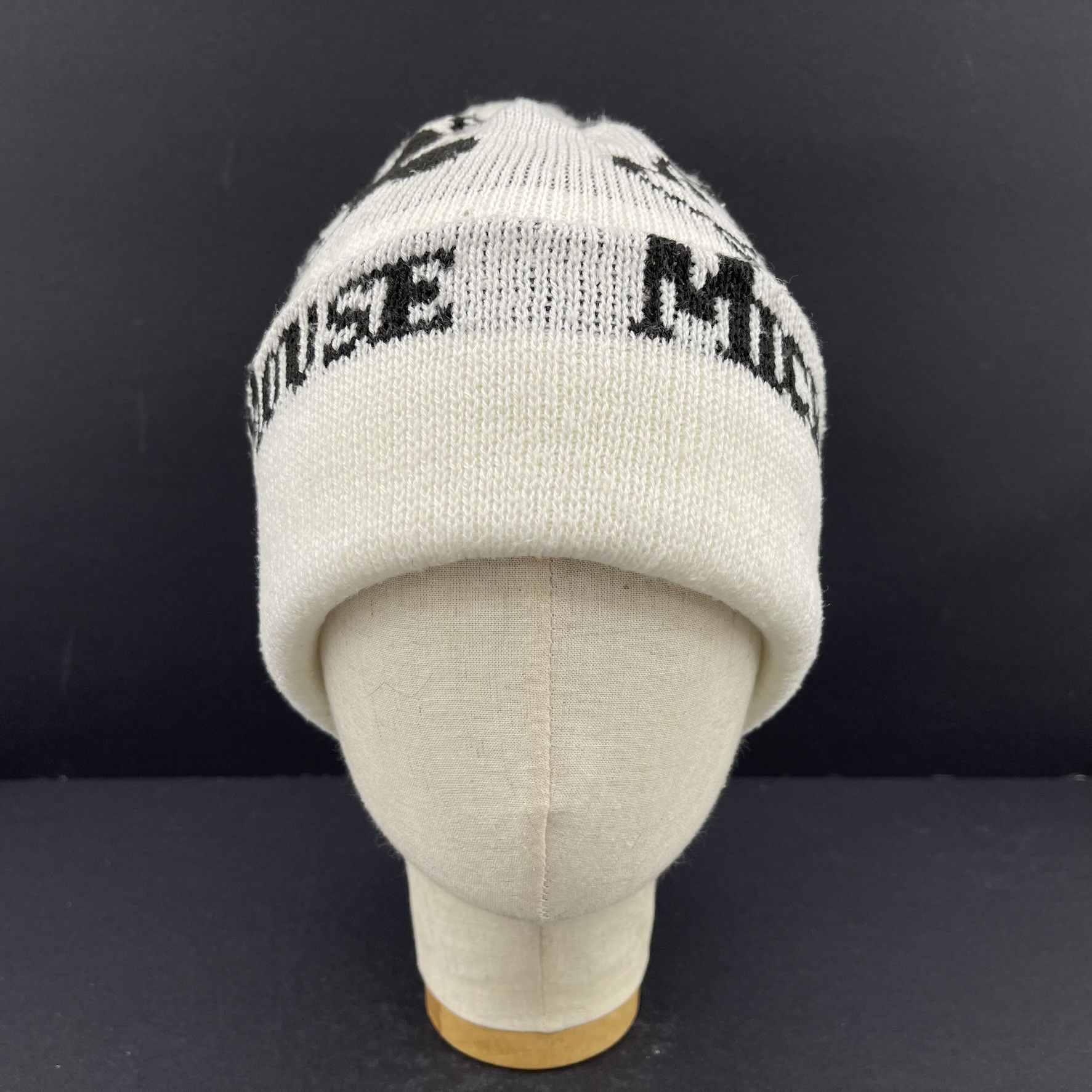 Disney × Mickey Mouse × Vintage Vintage Mickey Mouse Beanie Hats-BH4086 Size ONE SIZE - 2 Thumbnail
