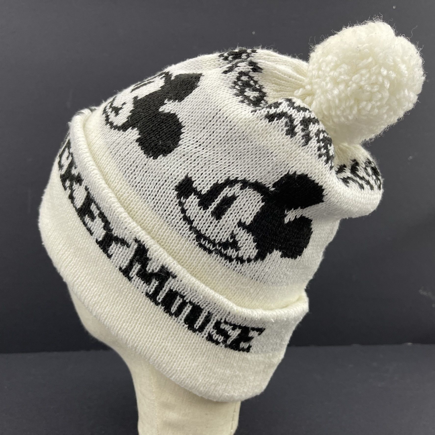 Disney × Mickey Mouse × Vintage Vintage Mickey Mouse Beanie Hats-BH4086 Size ONE SIZE - 6 Thumbnail
