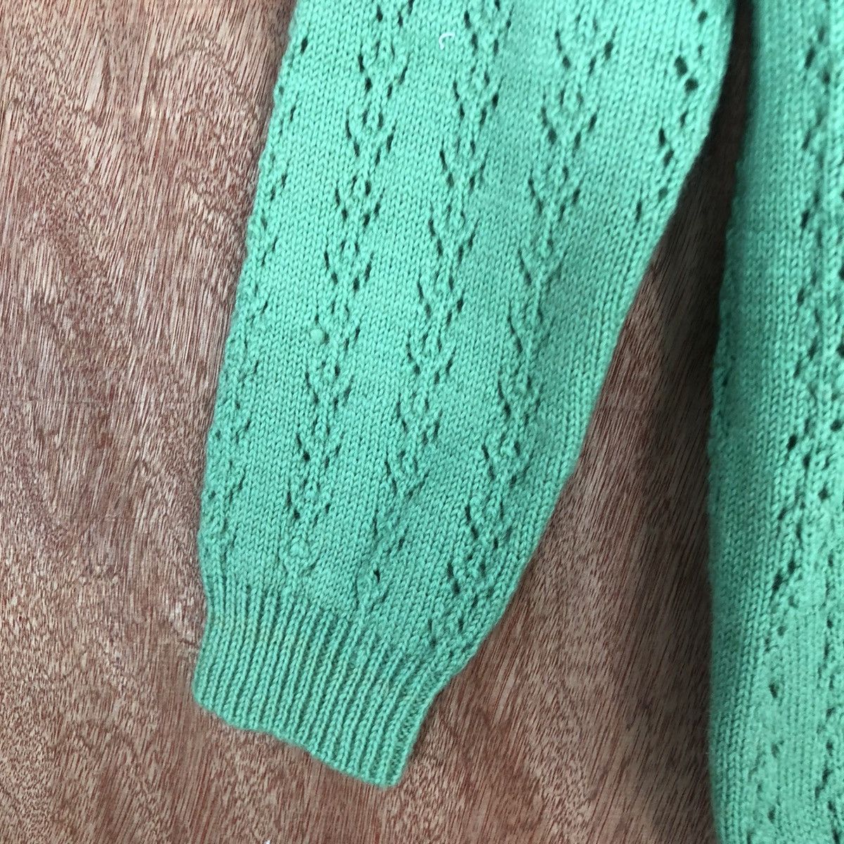 Homespun Knitwear DLL Japan Green vintage Knitwear #c598 Size US XS / EU 42 / 0 - 6 Thumbnail
