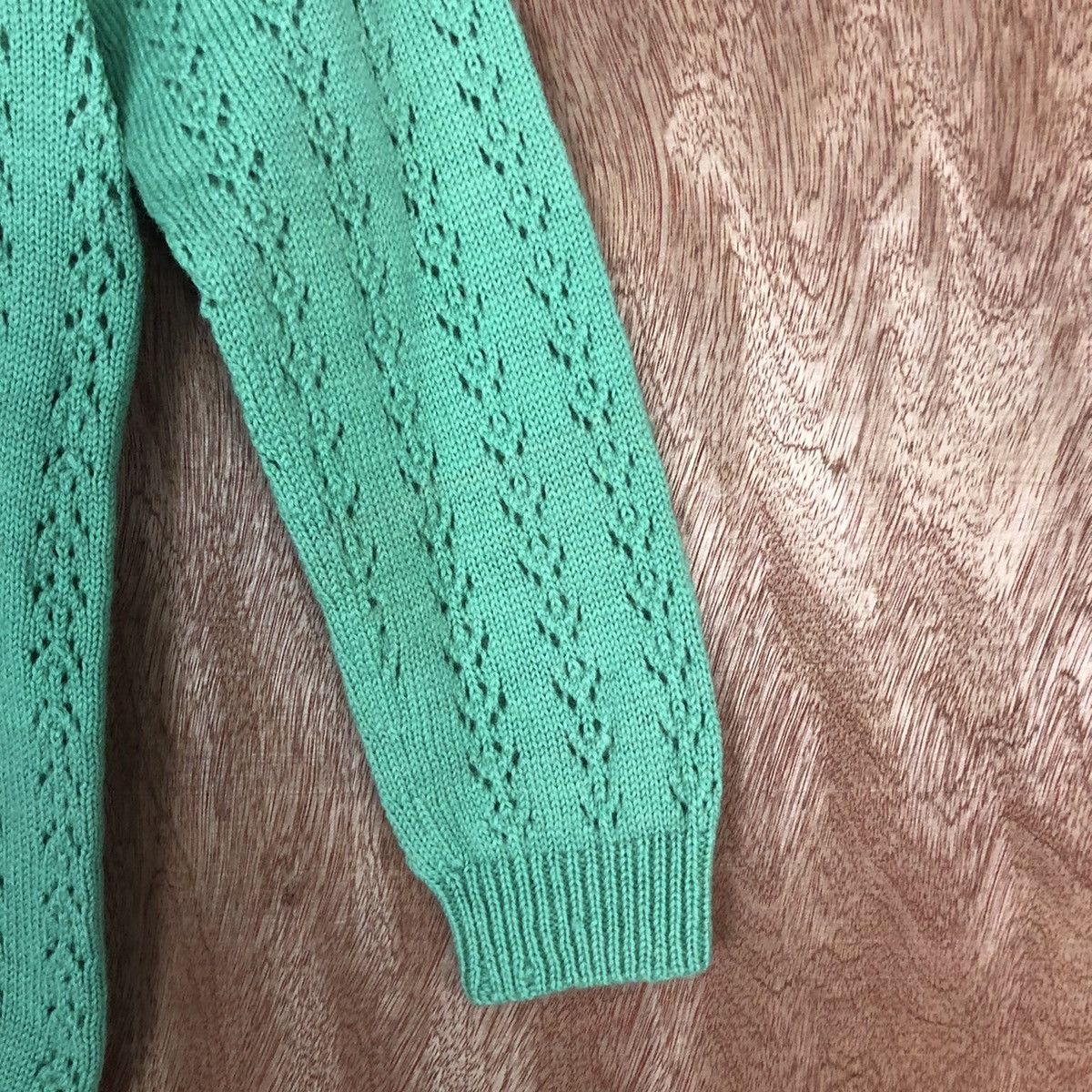 Homespun Knitwear DLL Japan Green vintage Knitwear #c598 Size US XS / EU 42 / 0 - 4 Thumbnail