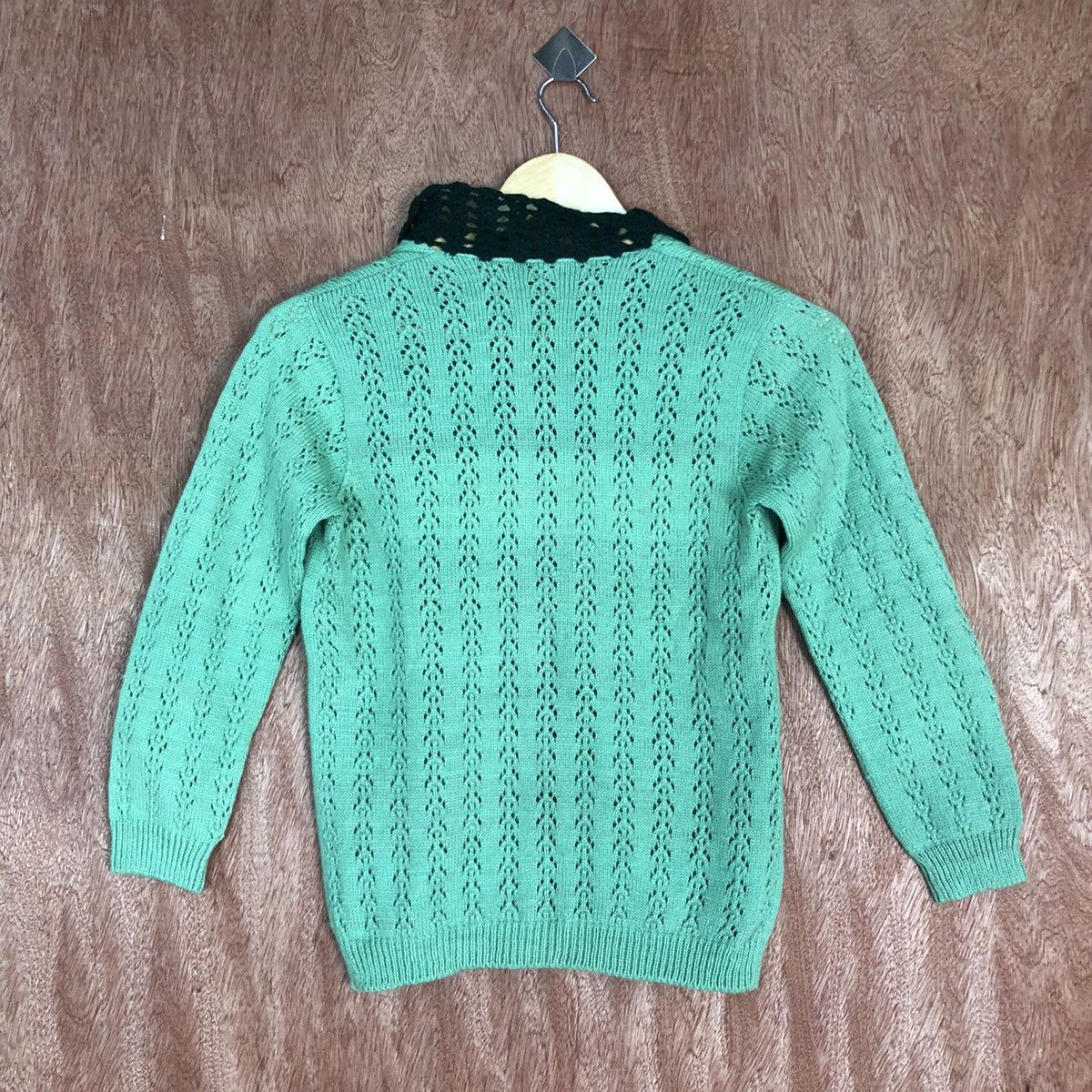 Homespun Knitwear DLL Japan Green vintage Knitwear #c598 Size US XS / EU 42 / 0 - 8 Thumbnail