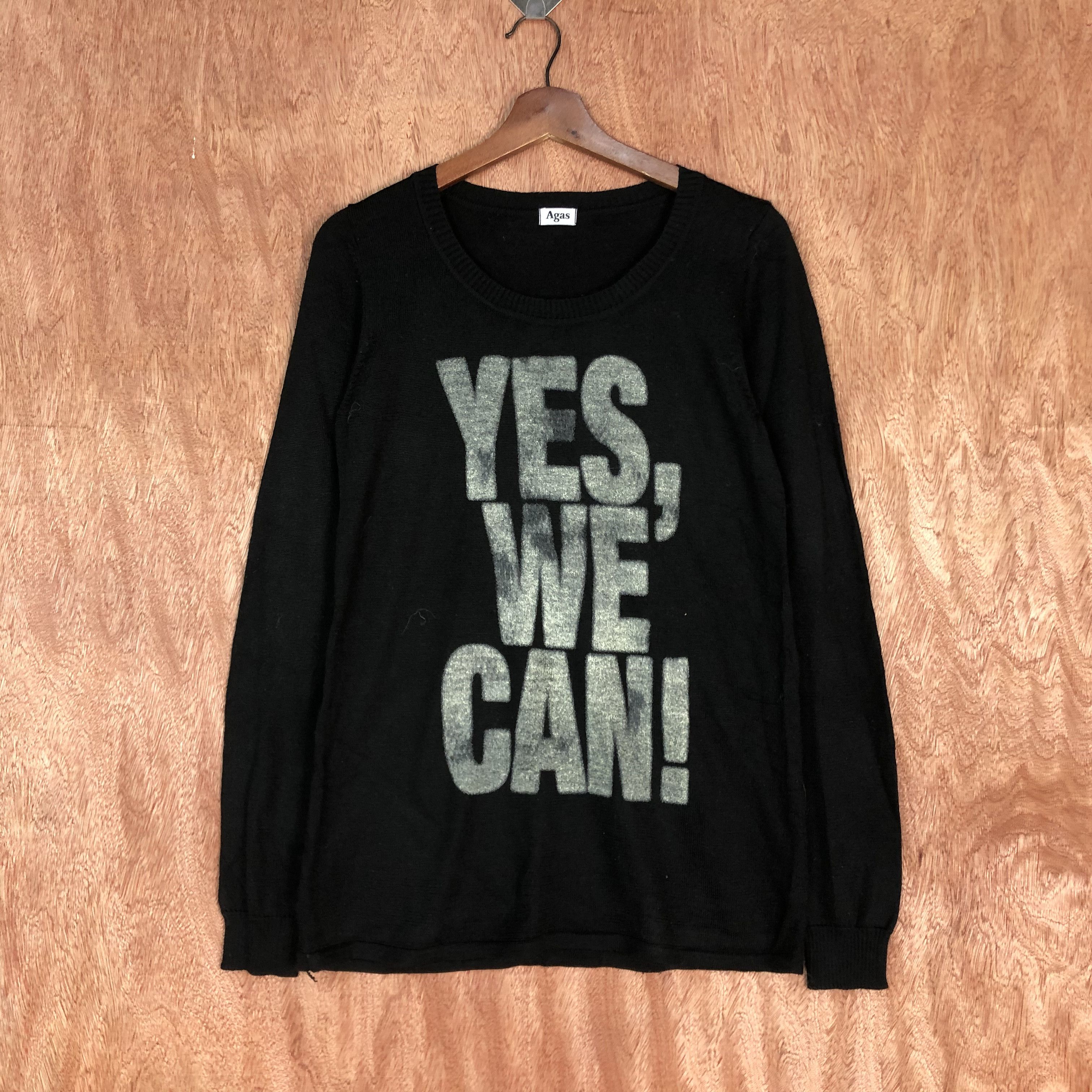 Homespun Knitwear DLL Agas yes, we can vintage Knitwear sweatshirt #c544 Size US S / EU 44-46 / 1 - 1 Thumbnail