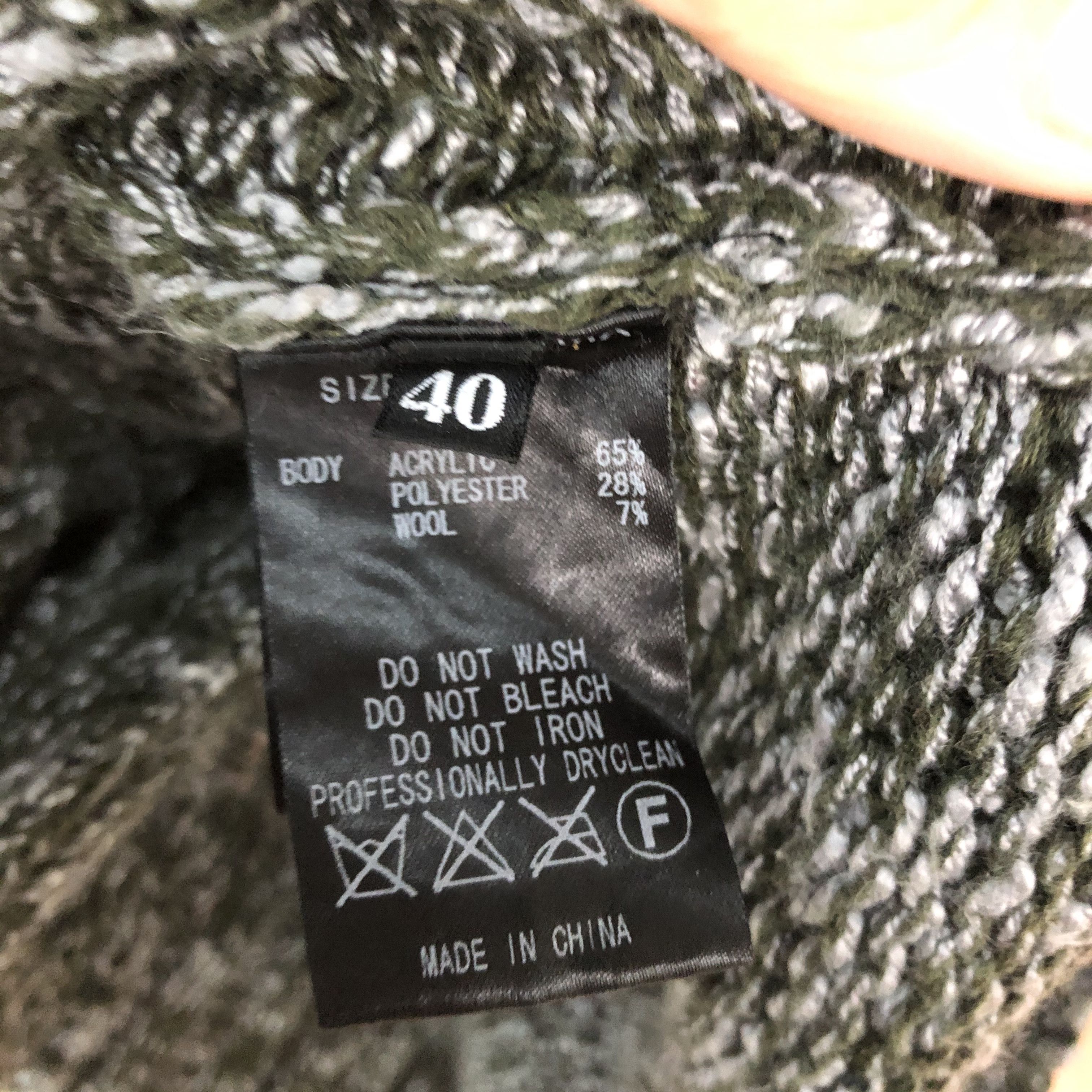 Japanese Brand DLL Nano Universe Grey Cardigan knitwear japan #c542 Size S / US 4 / IT 40 - 11 Thumbnail