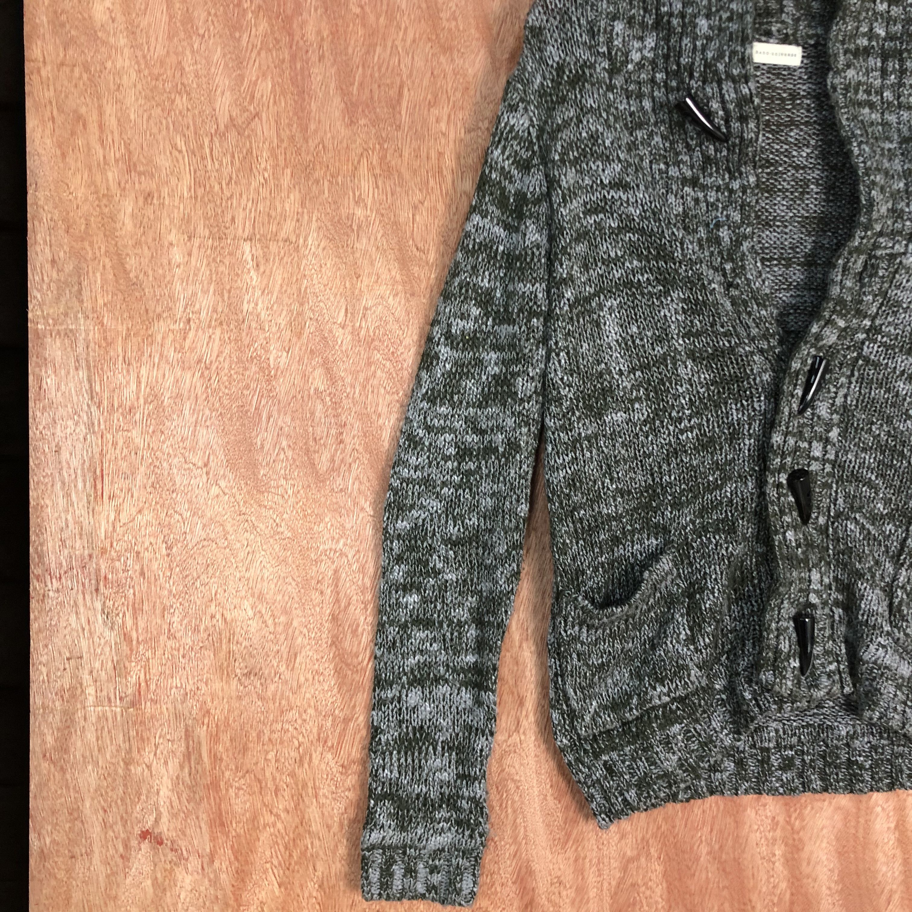 Japanese Brand DLL Nano Universe Grey Cardigan knitwear japan #c542 Size S / US 4 / IT 40 - 7 Thumbnail