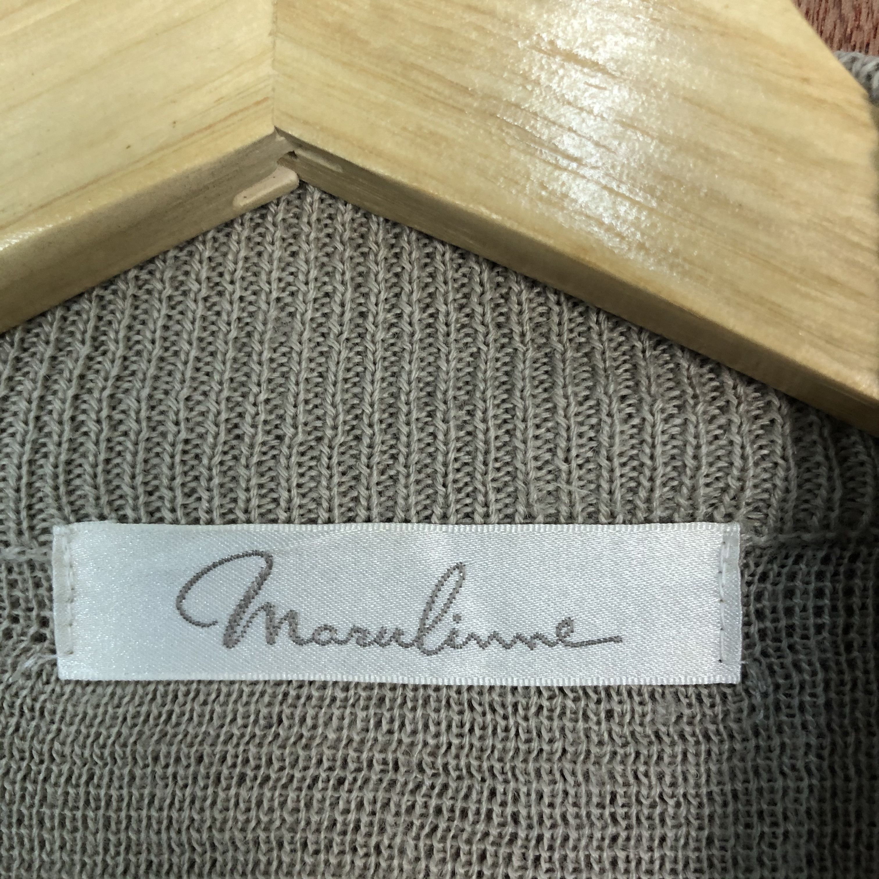 Japanese Brand DLL Vintage Monulinne Brown Knitwear art #c536 Size US M / EU 48-50 / 2 - 9 Thumbnail