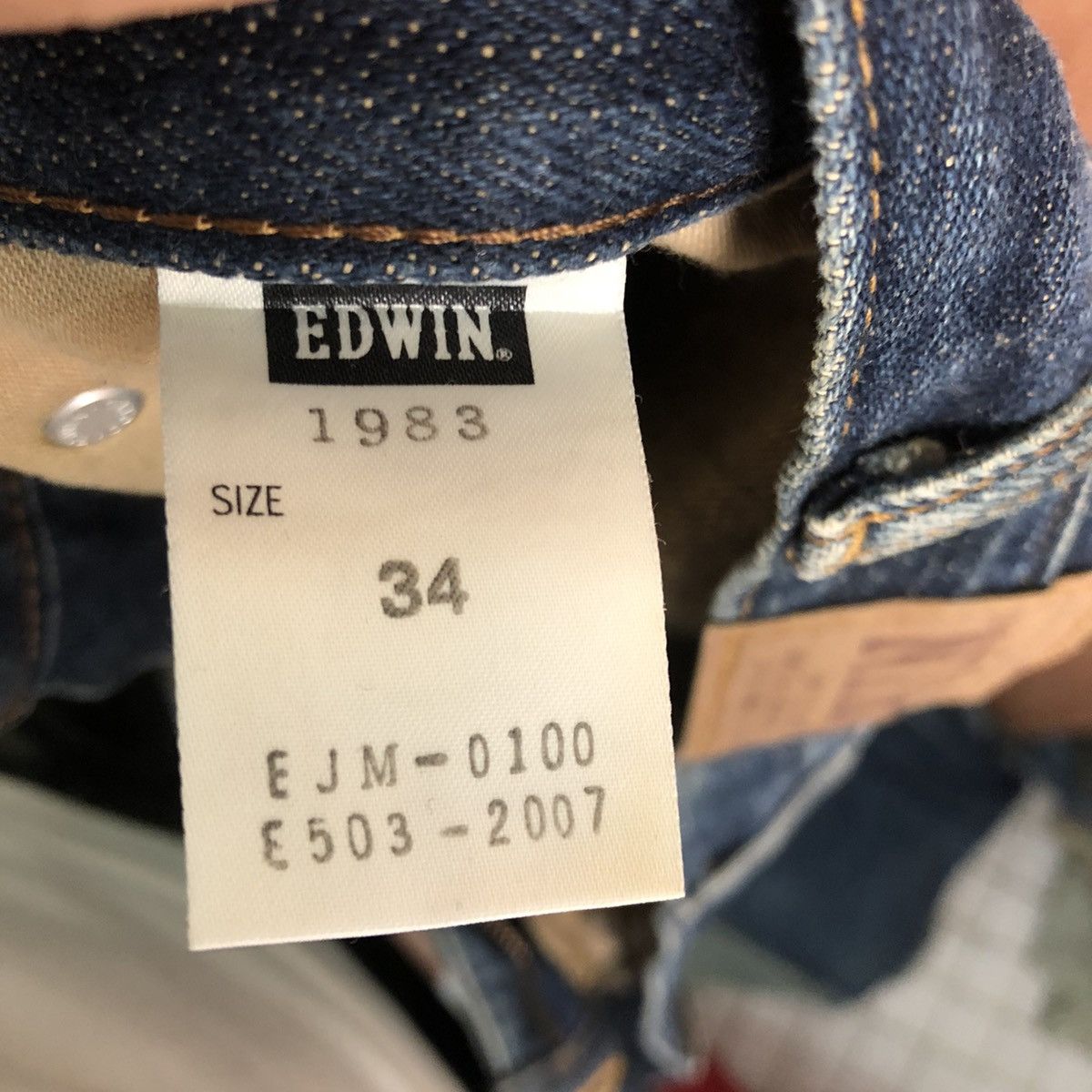Edwin DLL Edwin Vintage Blue Denim Jeans Pants #c173 Size US 34 / EU 50 - 10 Thumbnail
