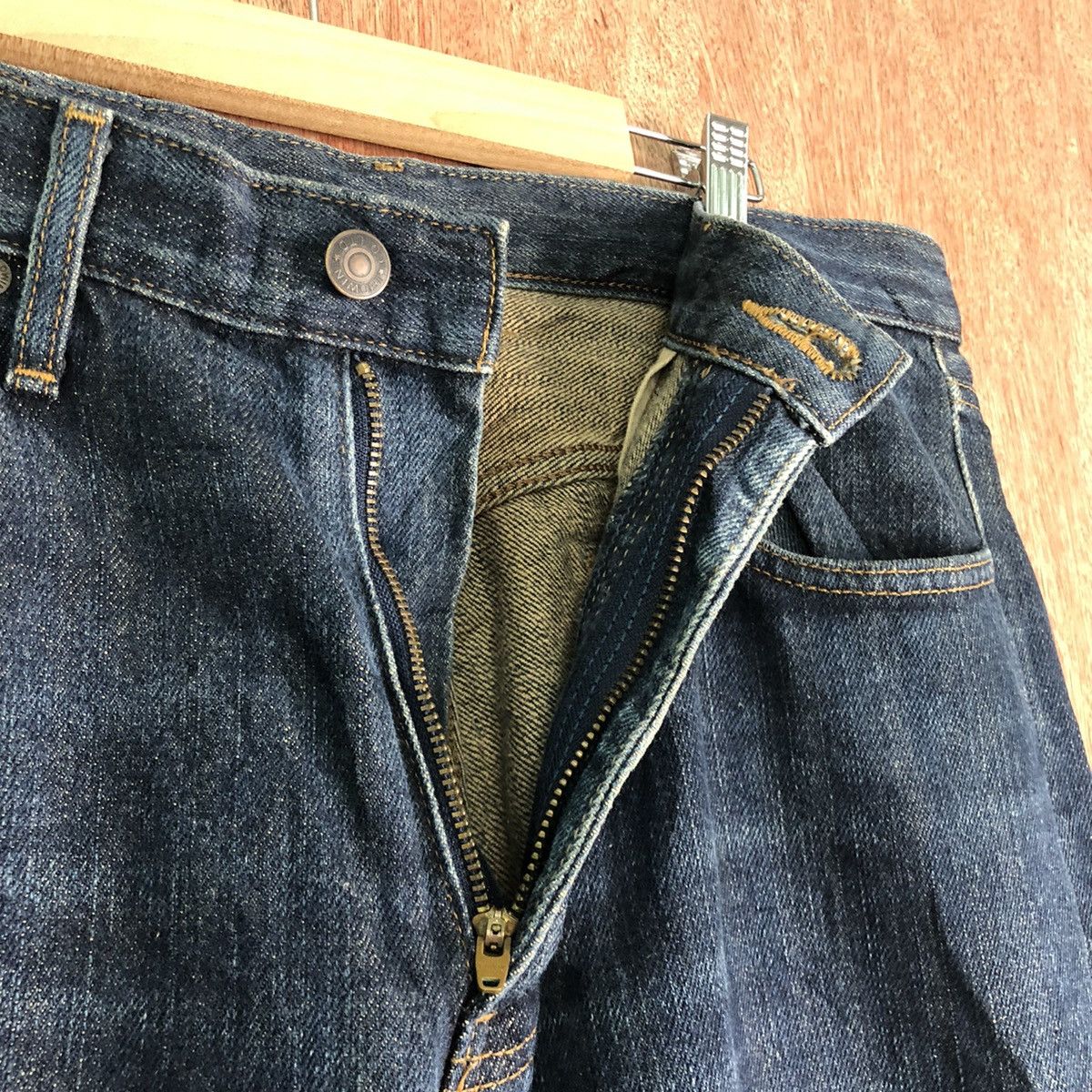 Edwin DLL Edwin Vintage Blue Denim Jeans Pants #c173 Size US 34 / EU 50 - 5 Thumbnail