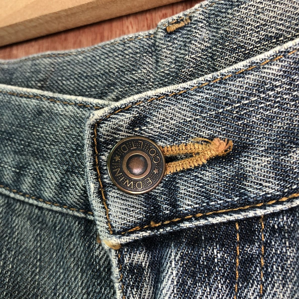 Edwin DLL Edwin Vintage Blue Denim Pants #c181 Size US 34 / EU 50 - 4 Thumbnail