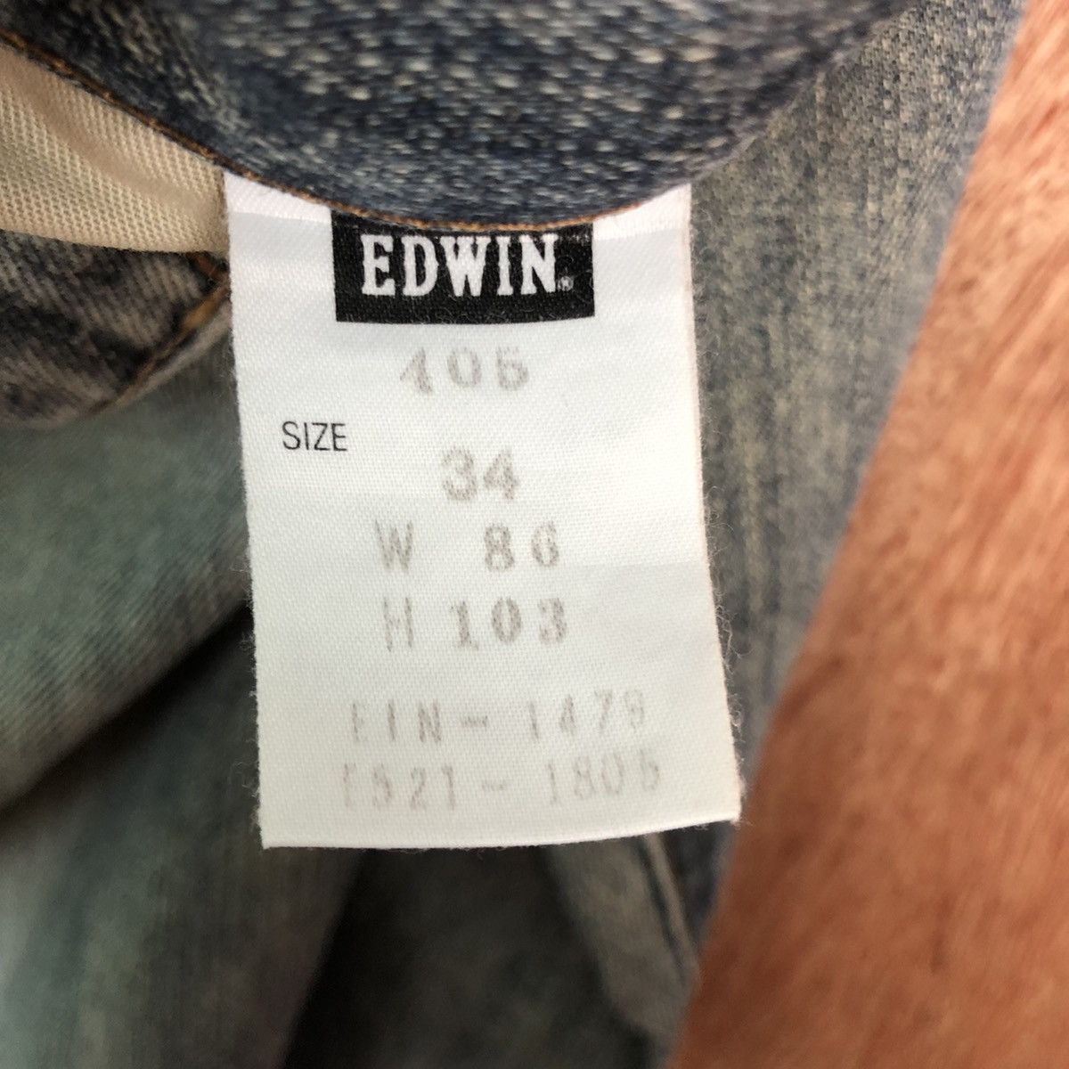 Edwin DLL Edwin Vintage Blue Denim Pants #c181 Size US 34 / EU 50 - 12 Thumbnail