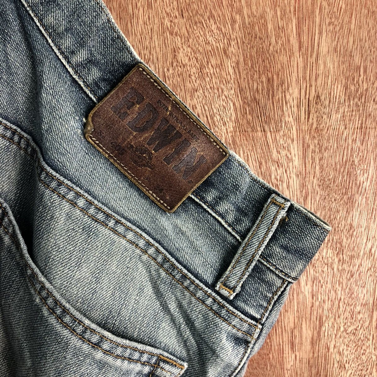 Edwin DLL Edwin Vintage Blue Denim Pants #c181 Size US 34 / EU 50 - 10 Thumbnail
