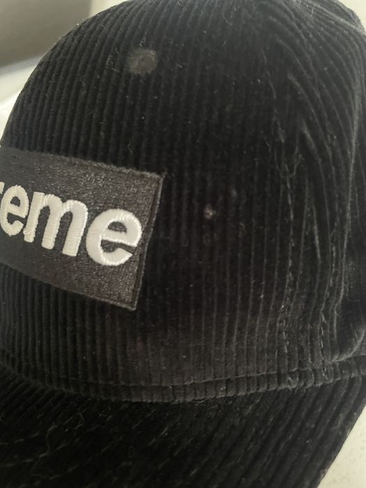 Supreme FW15 Corduroy Box Logo New Era Low Crown Fitted - 7 3/8