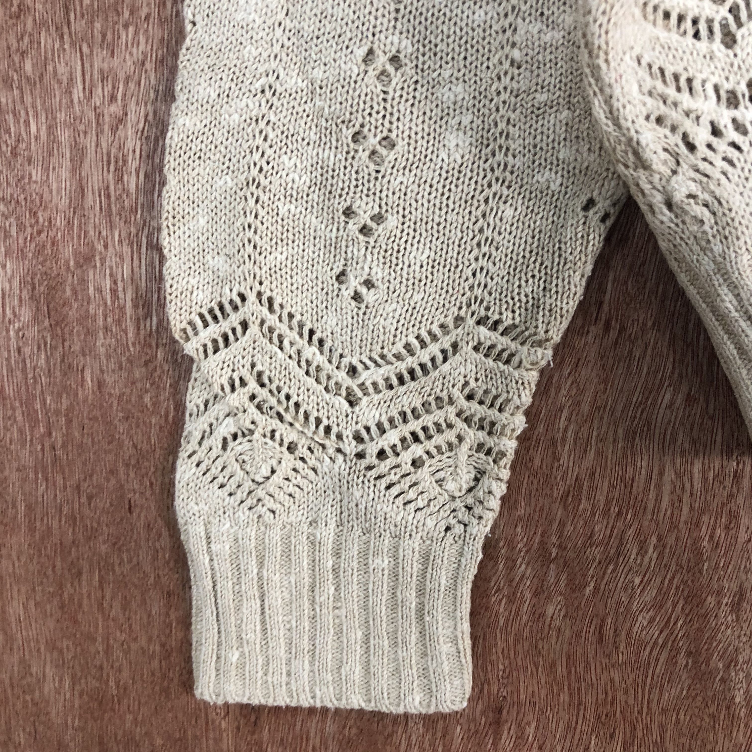 Homespun Knitwear × Japanese Brand DLL Pinion Brown Shag Shaggy Knitwear #c520 Size US M / EU 48-50 / 2 - 6 Thumbnail