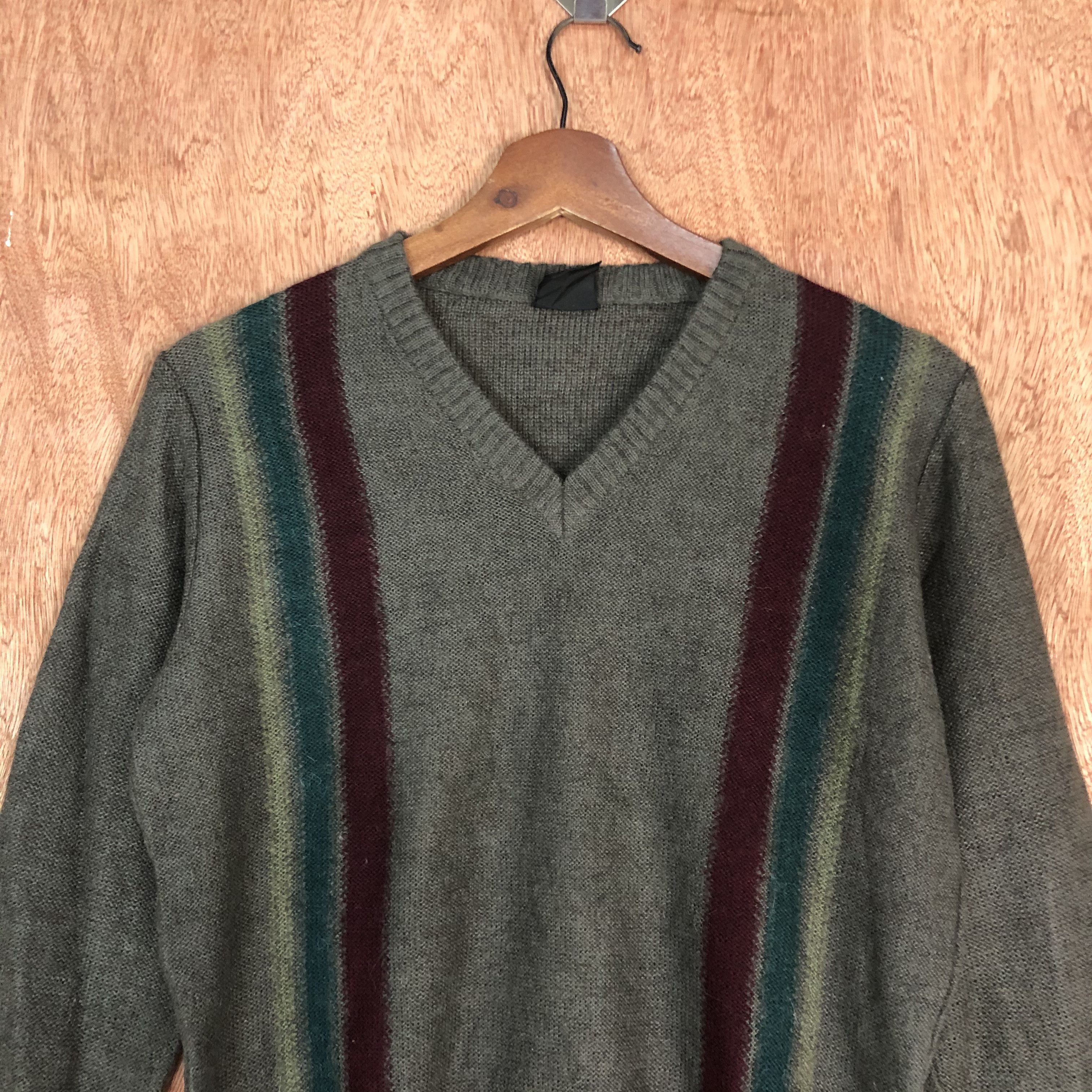 Homespun Knitwear Maglificic Grey Shag Shaggy Knitwear #c493 Size US XS / EU 42 / 0 - 2 Thumbnail