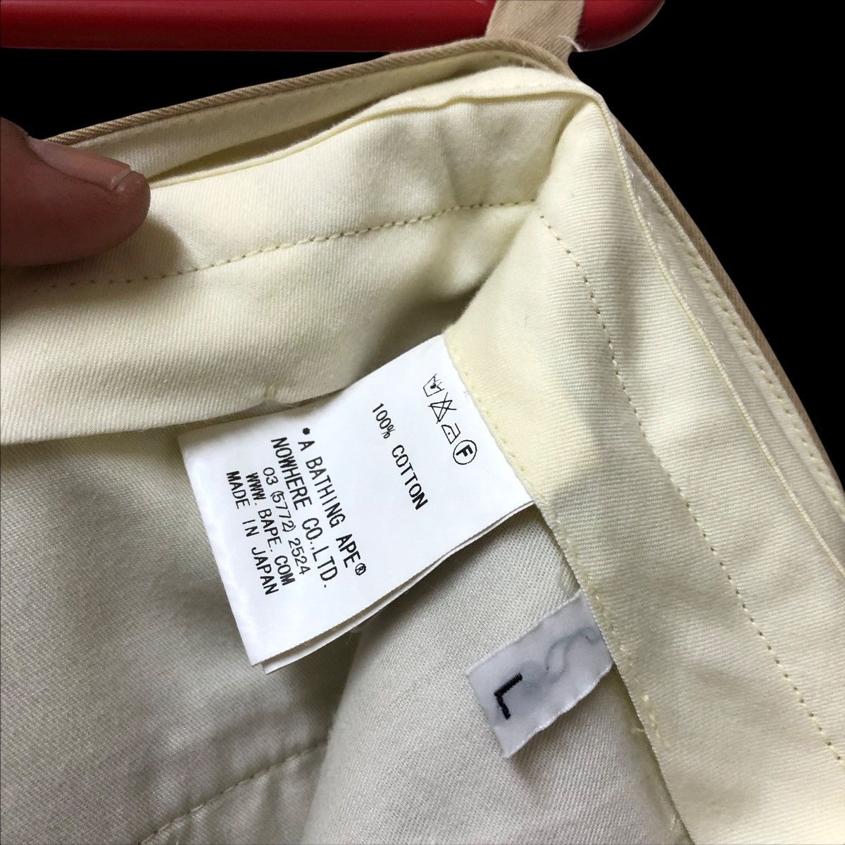 Bape 3/4 CHINO PANTS Size US 35 - 5 Thumbnail