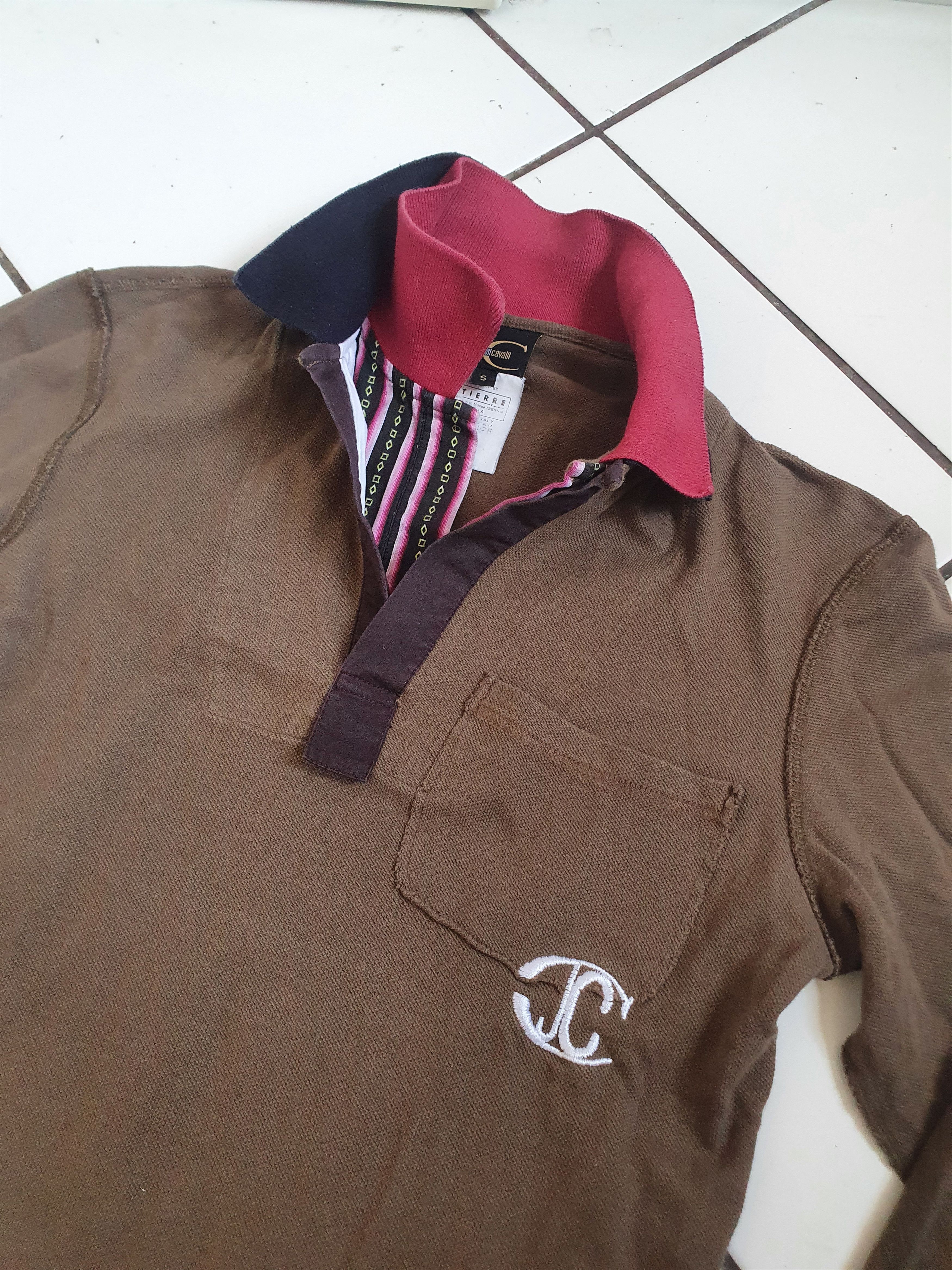 Just Cavalli Just Cavalli polo double collar Made in Italy SWAG tee,sz S Size US S / EU 44-46 / 1 - 4 Thumbnail